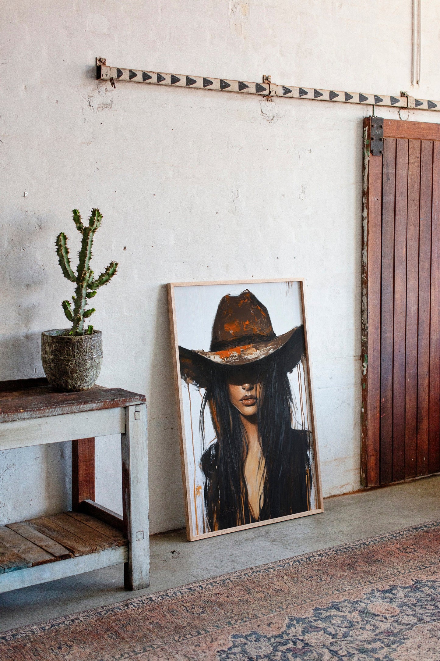 Ember Noir – Western Cowgirl Wall Art
