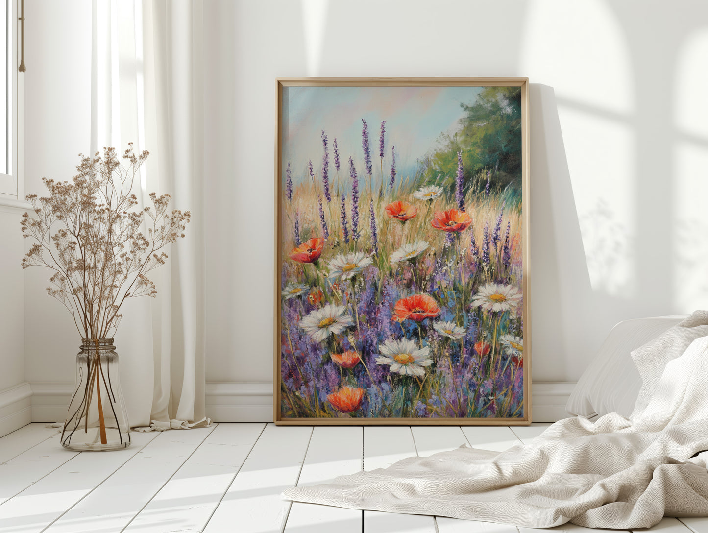 Fields Awash With Colorful Blooms