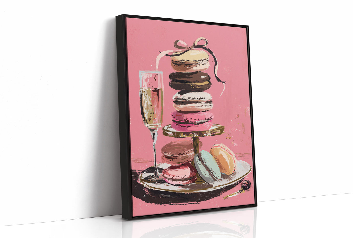 Champagne and Macarons: A Confectionary Tower