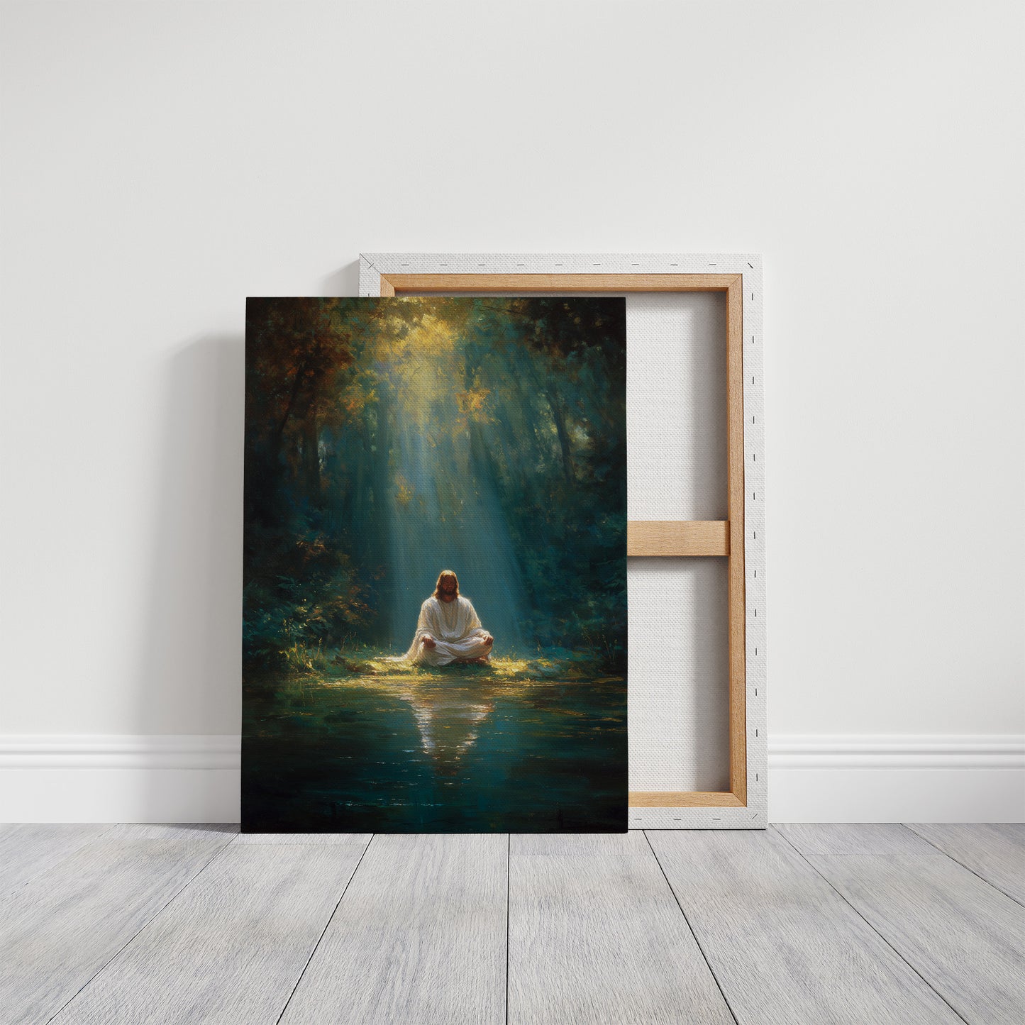 Divine Solitude in Woodland Sanctuary