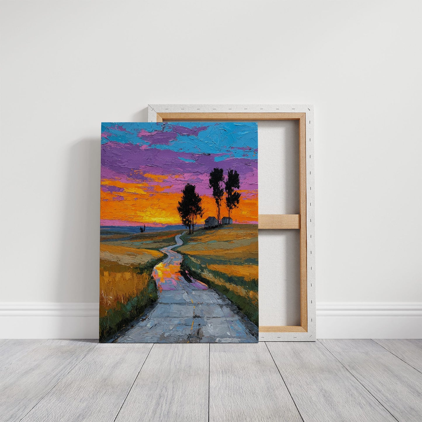 The Road Home at Golden Hour