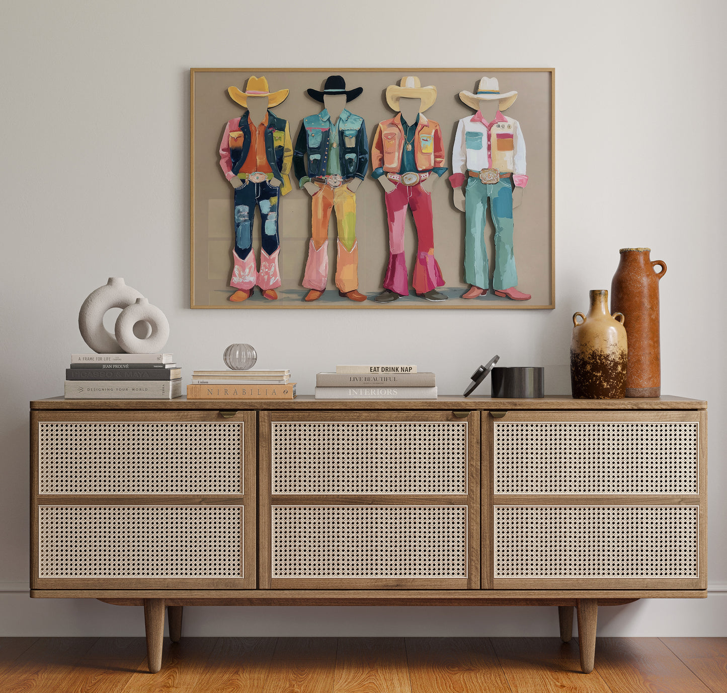 Rhinestone Cowboys Paint Pastel Days