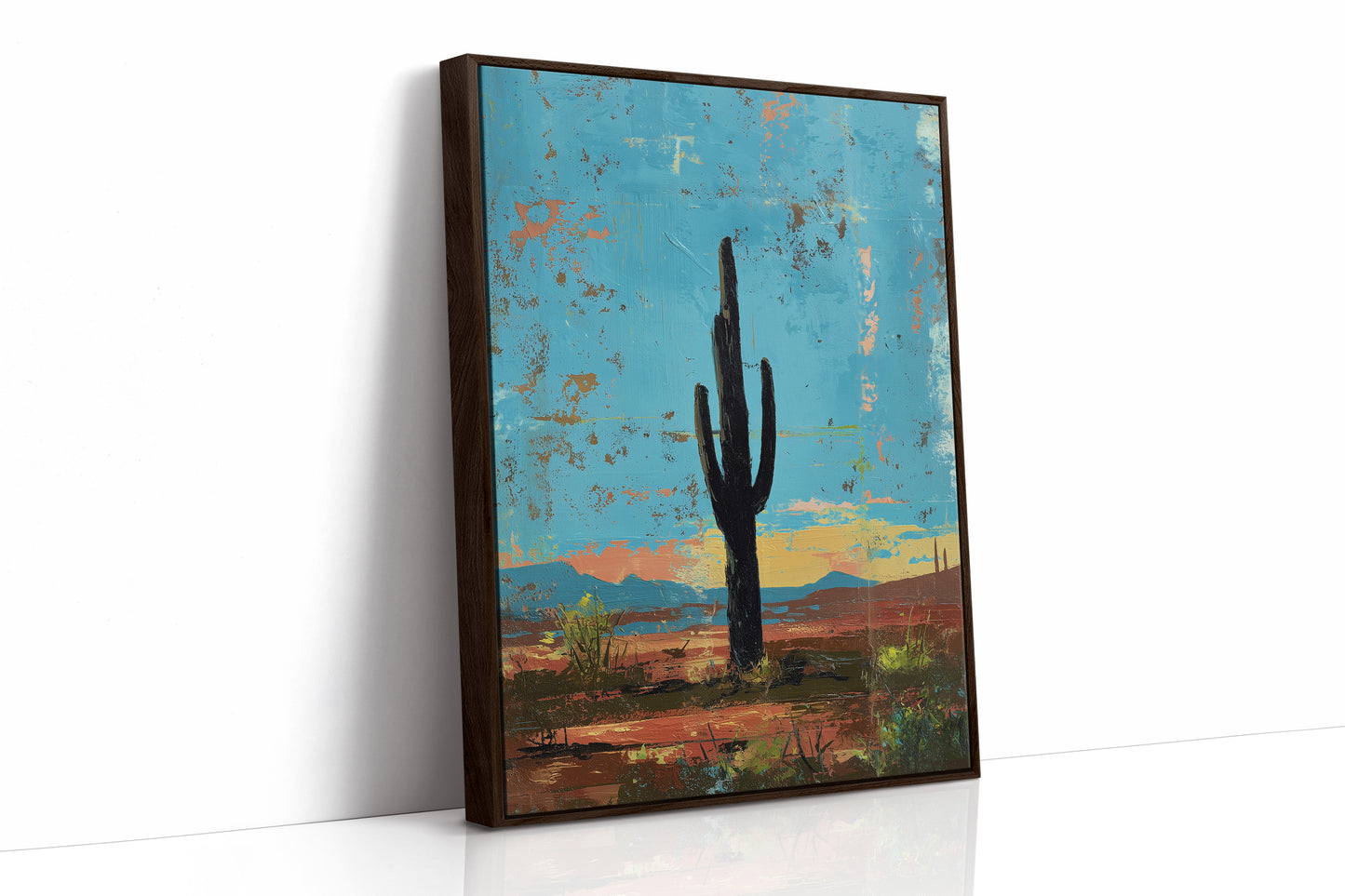 Dusk Settles On The Desert