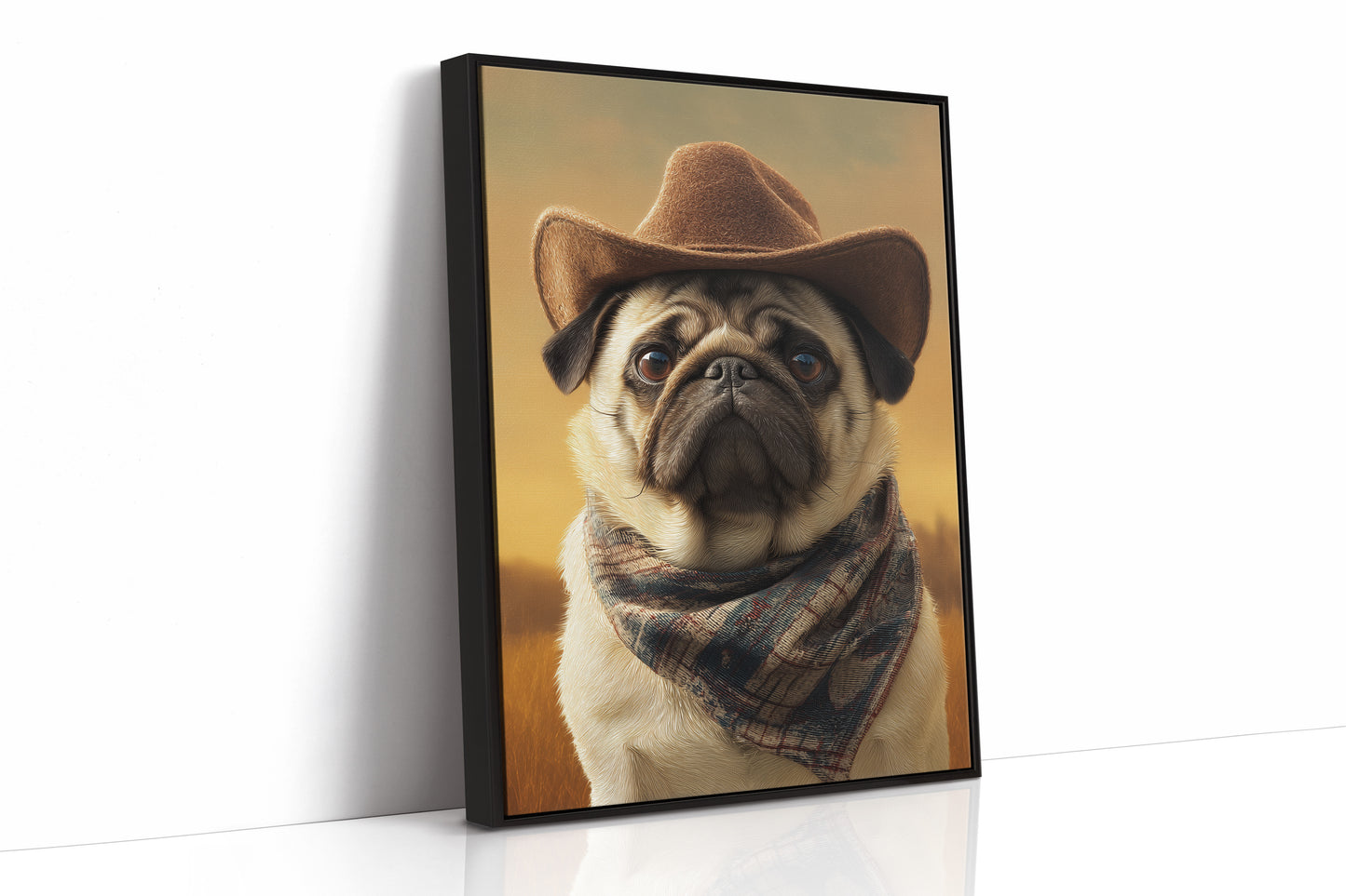 Prairie Pug At Sundown