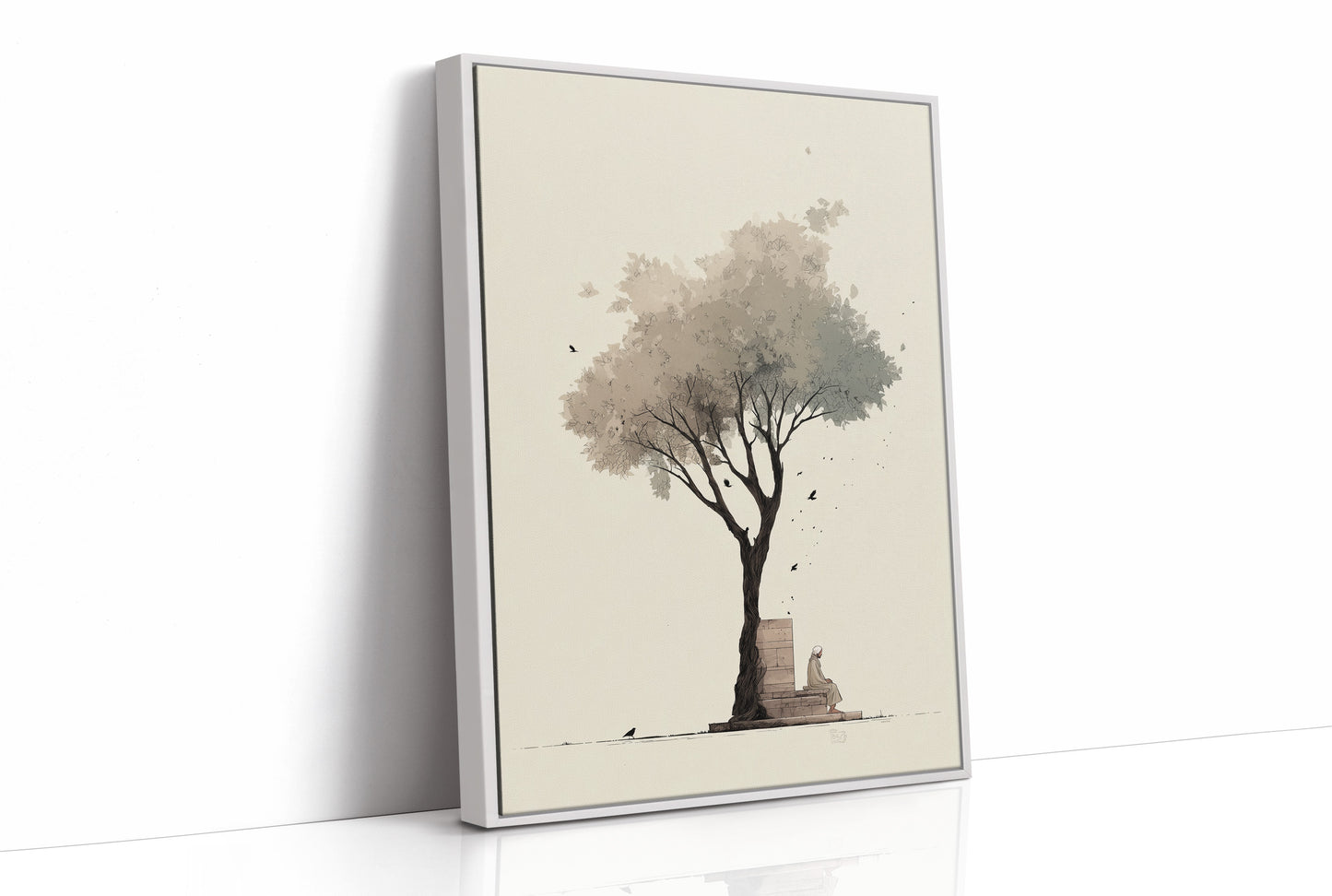Solitude Beneath Whispering Branches