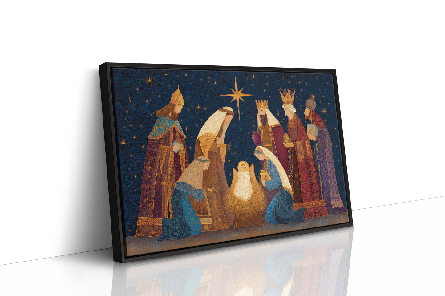 Starlit Kings Follow Golden Light