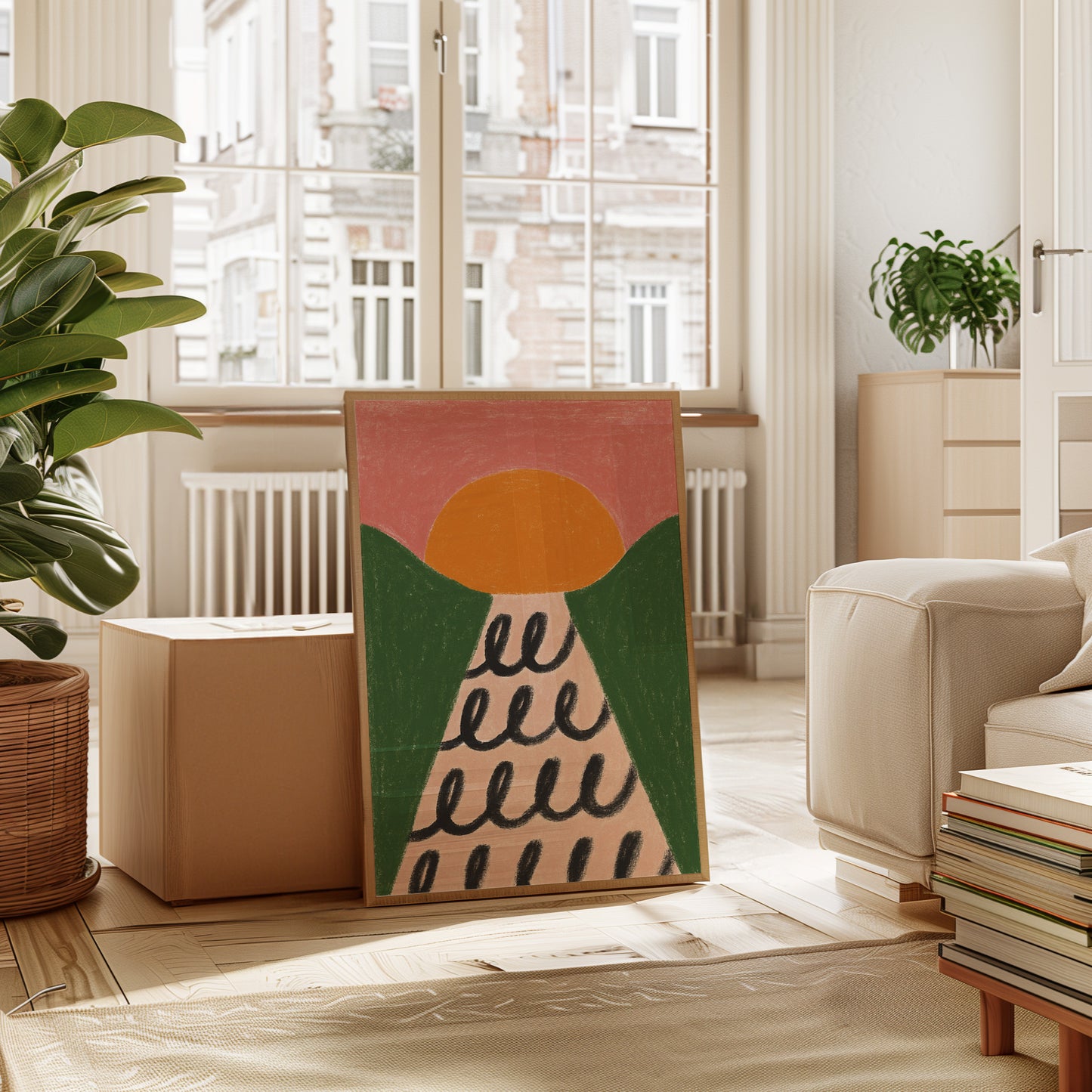 Morning Waves Roll Through Hills