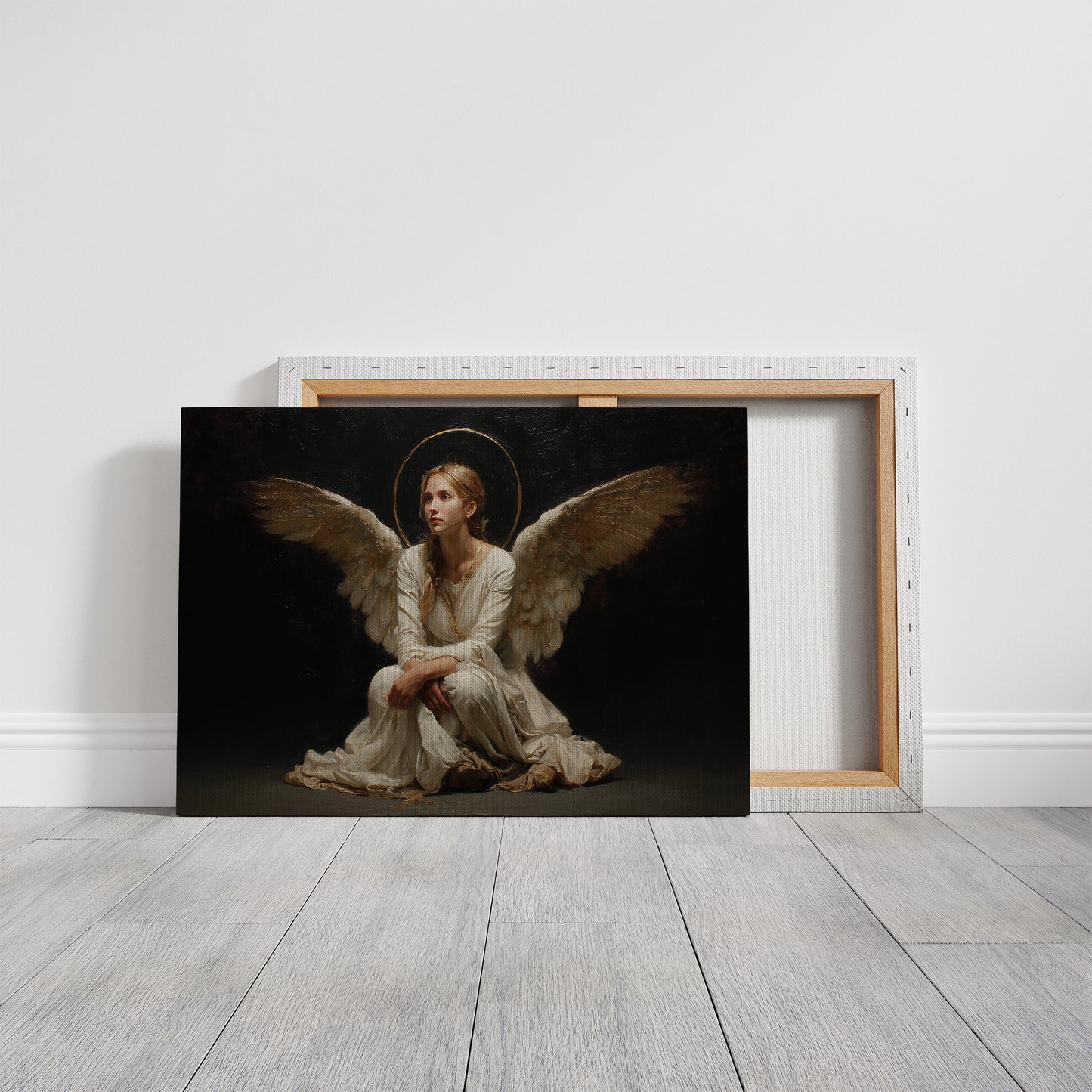 Celestial Light Meets Winter's Grace