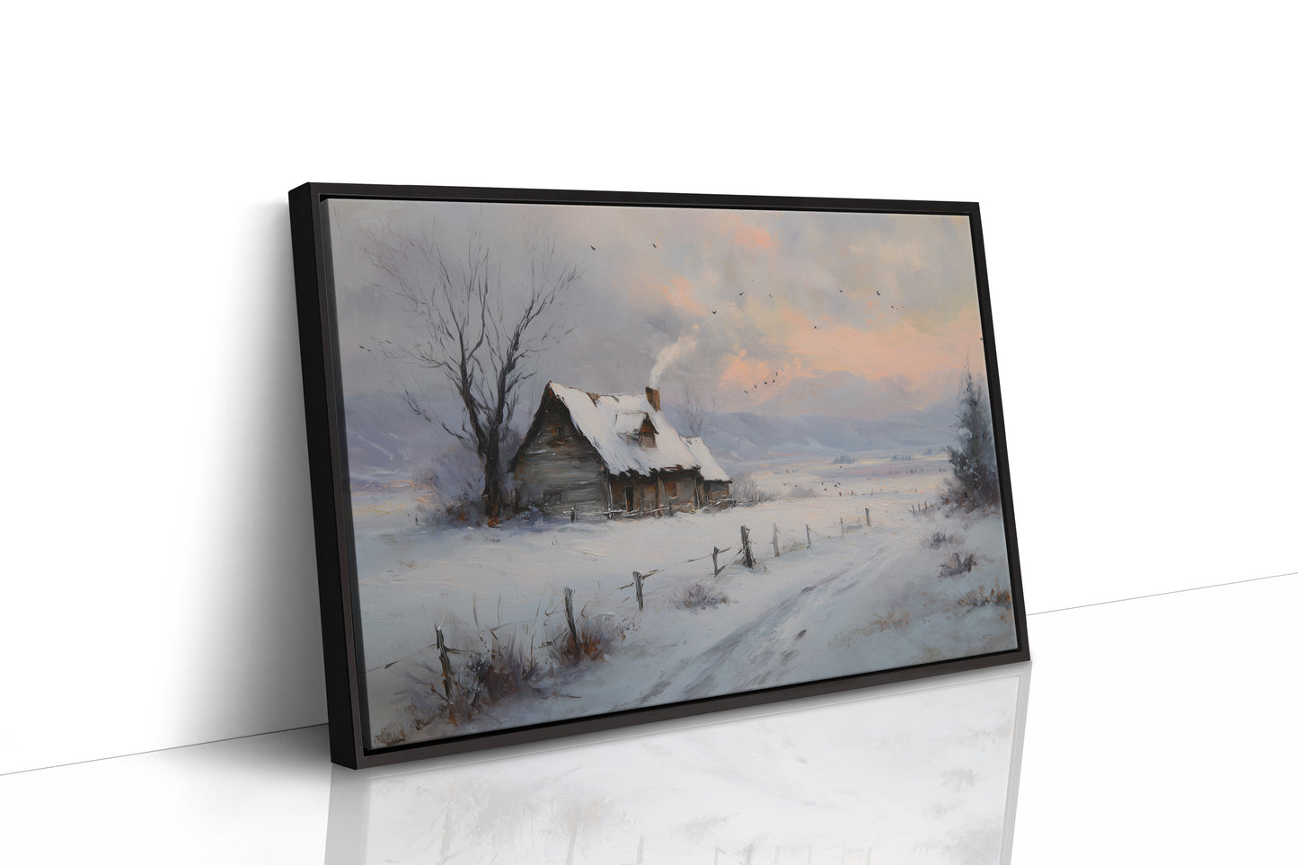 Snow Blankets The Forgotten Farmhouse