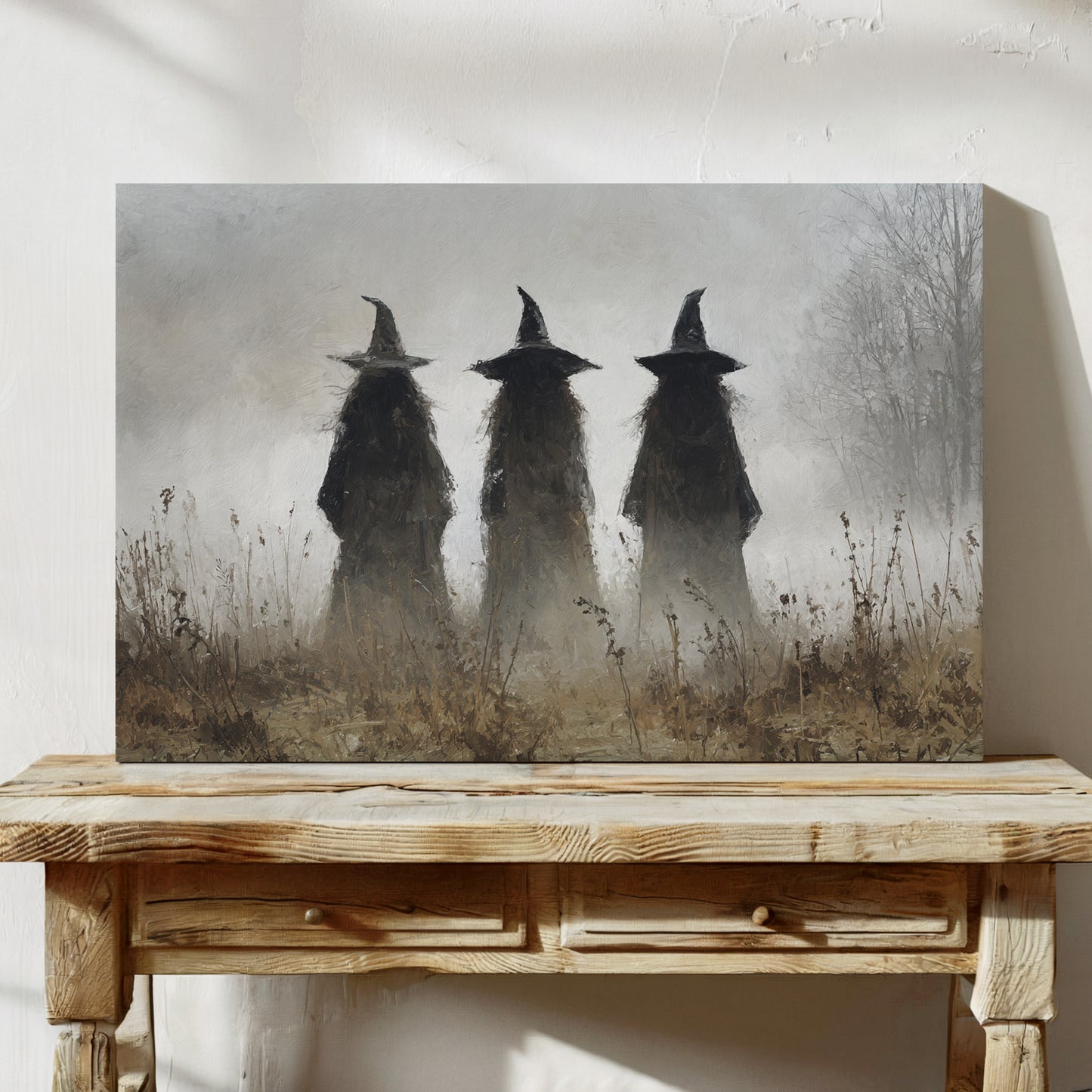 Three Figures in the Mist