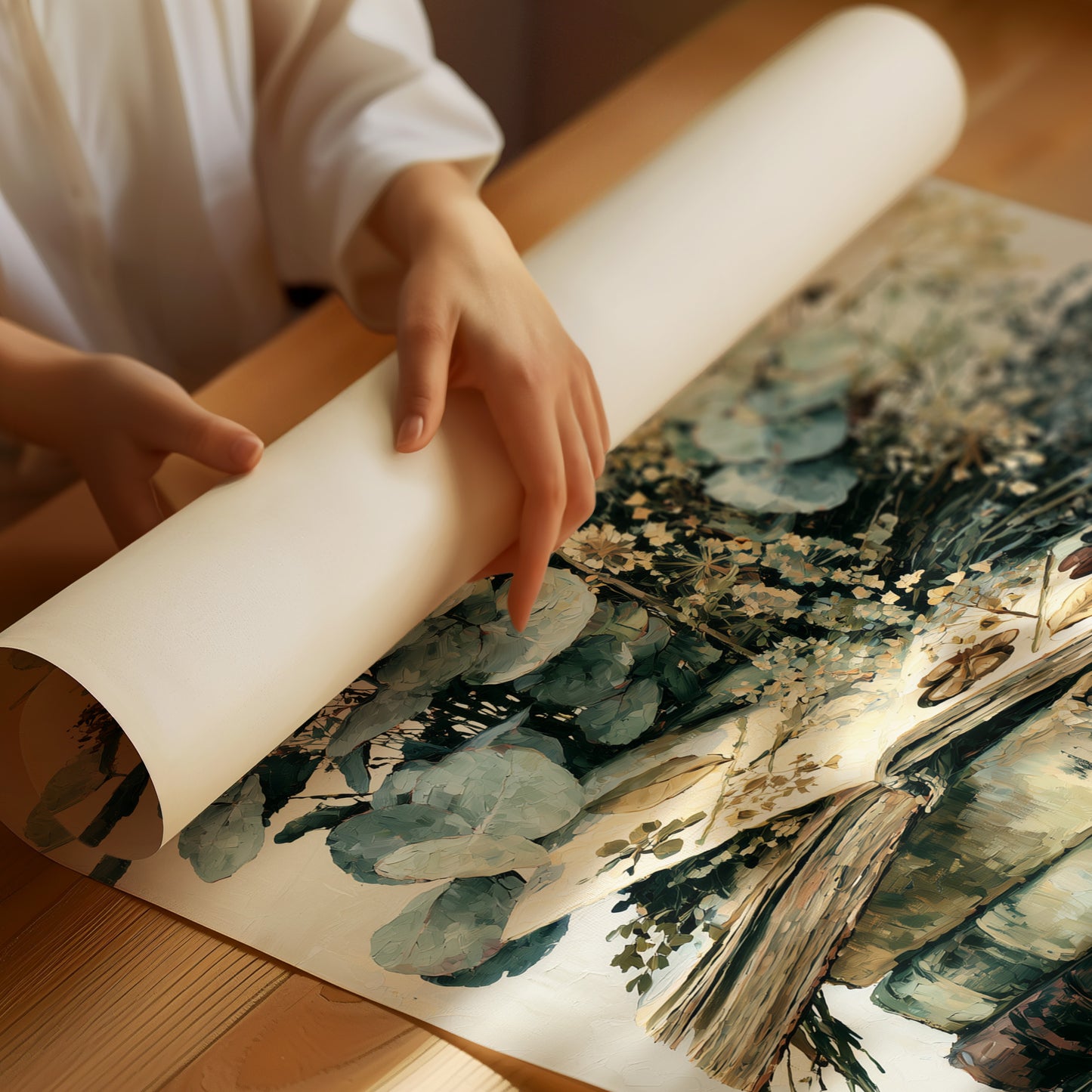 Herbarium & Eucalyptus, Stacked Light