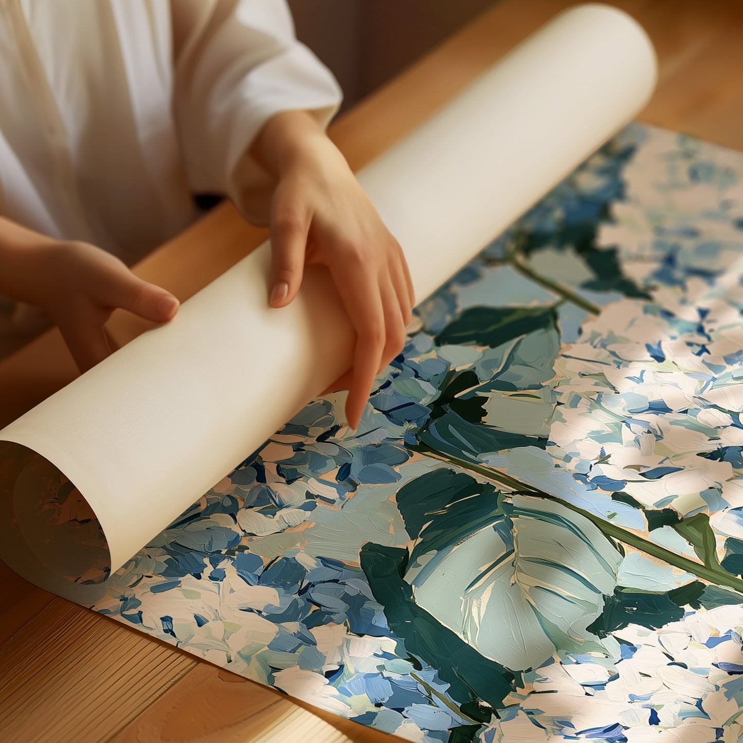 Blue Hydrangea Impression