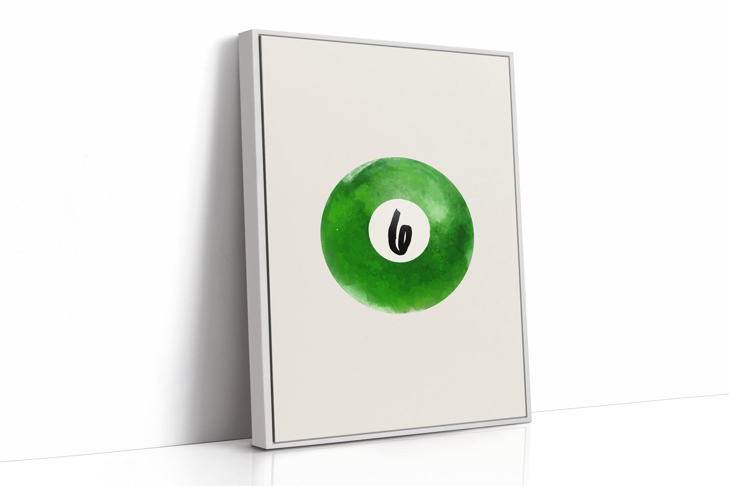 Lucky Six Floats In Emerald Depths