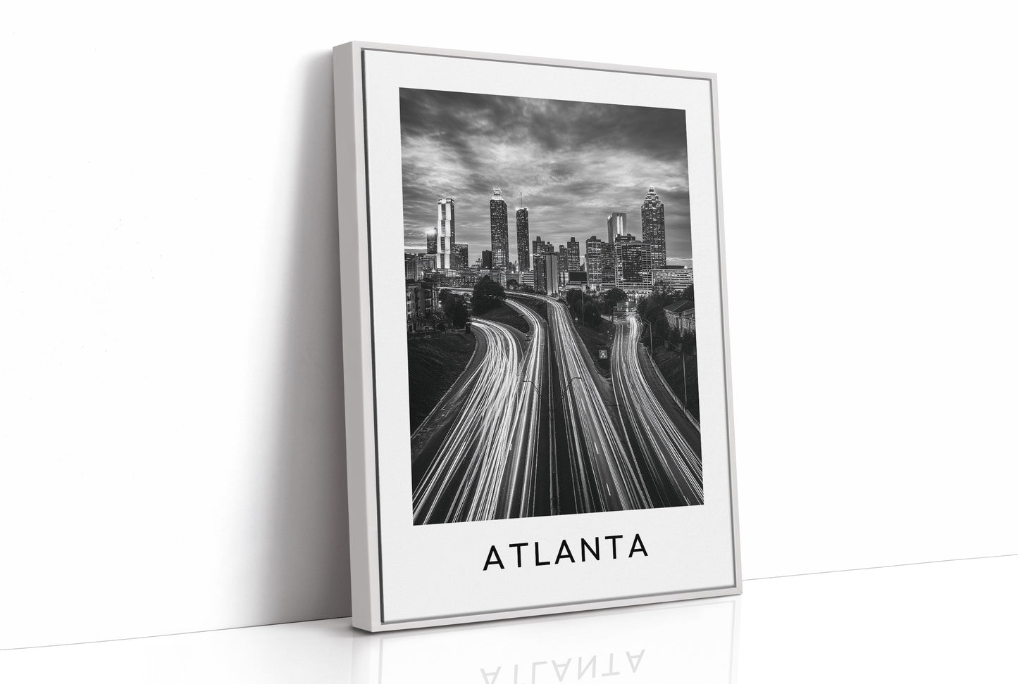 Light Trails Into Downtown