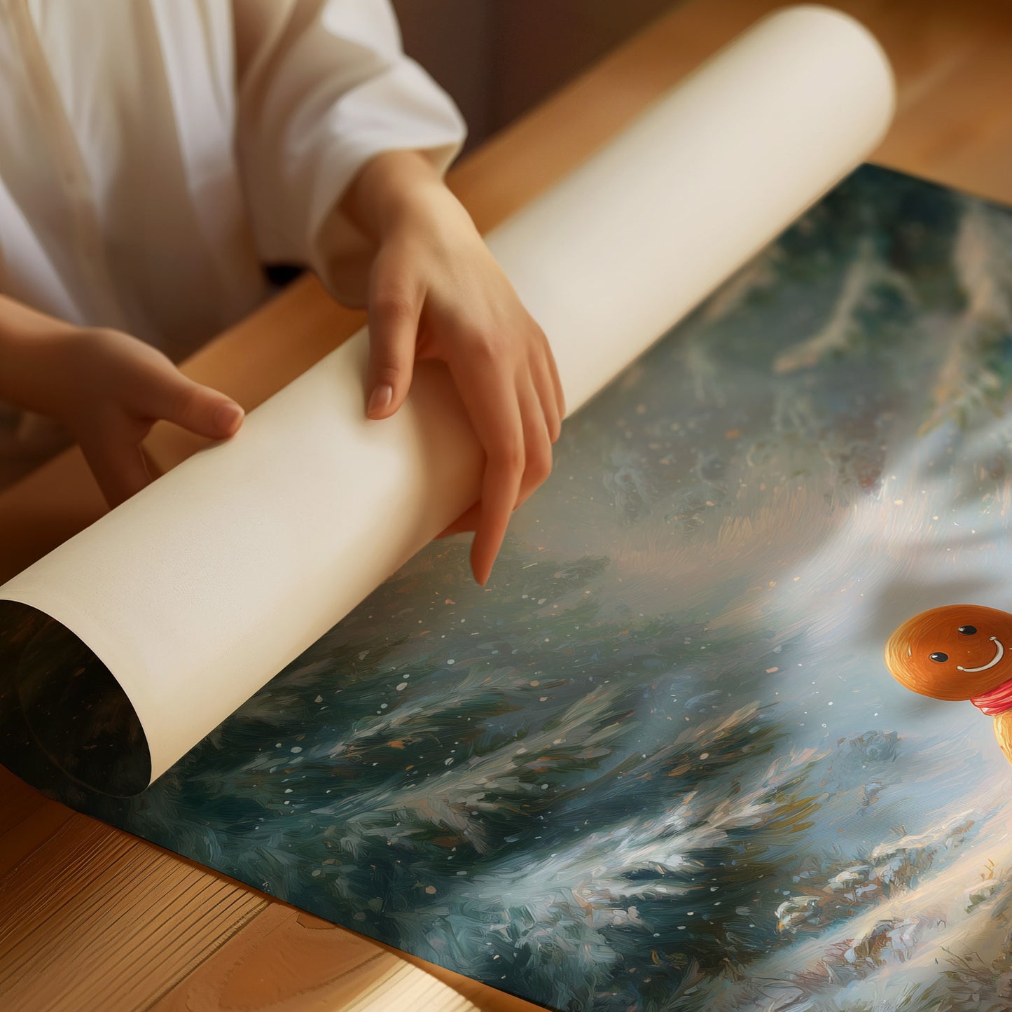 Gingerbread Explorer Finds Winter Path