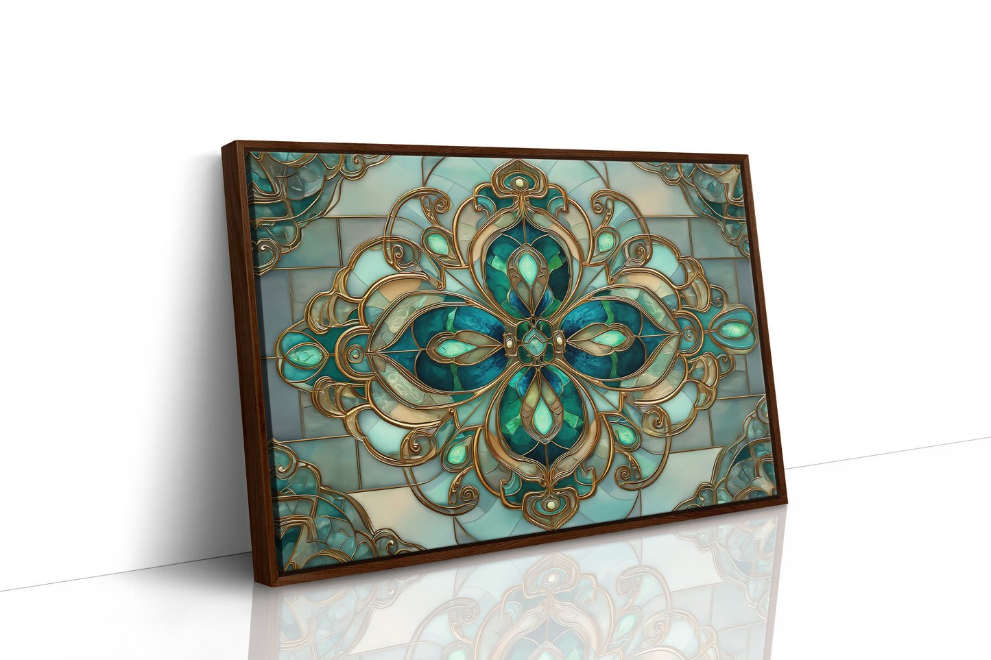 Cast in Gold and Teal