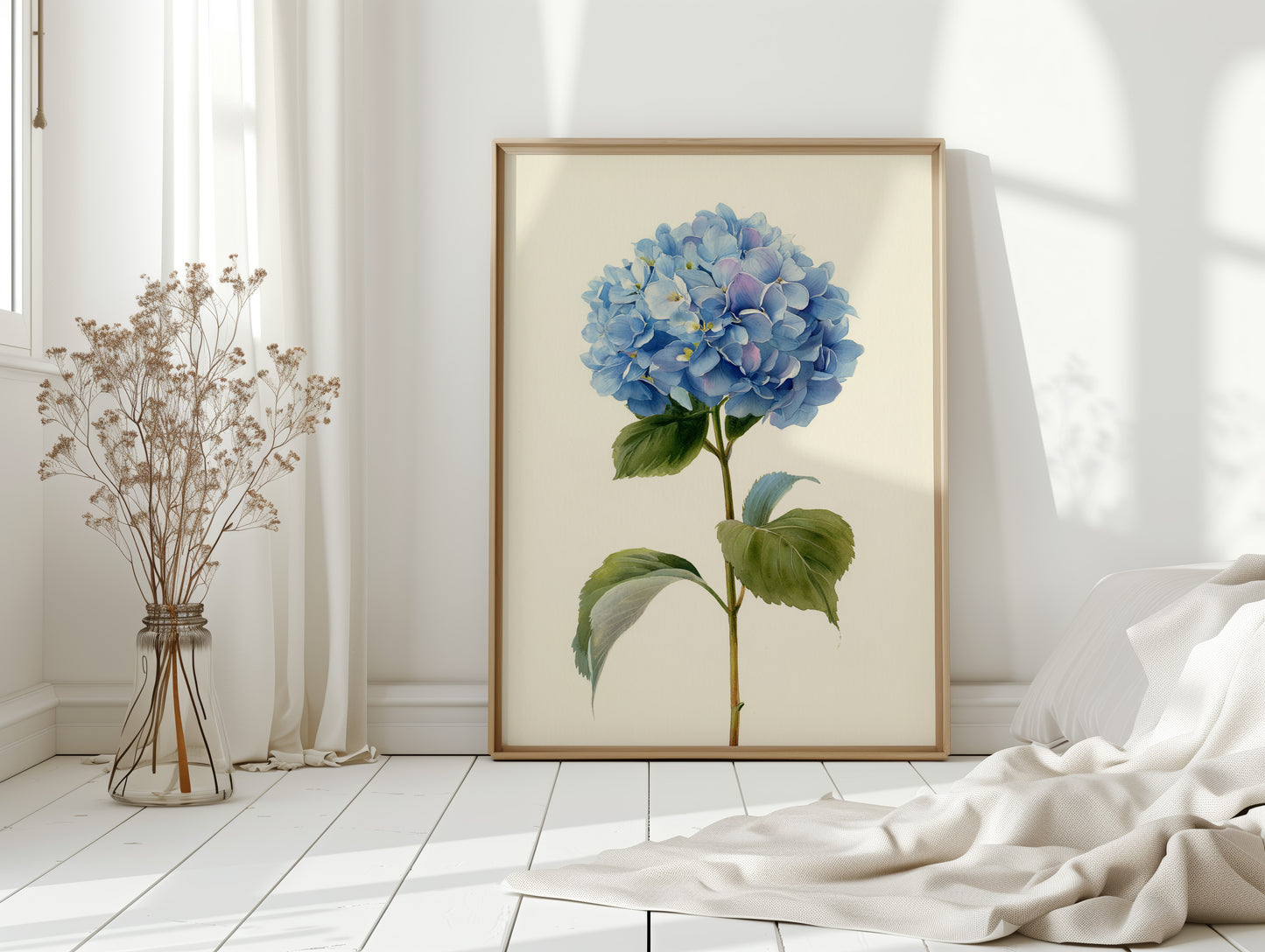 Beneath A Sky of Blue Petals