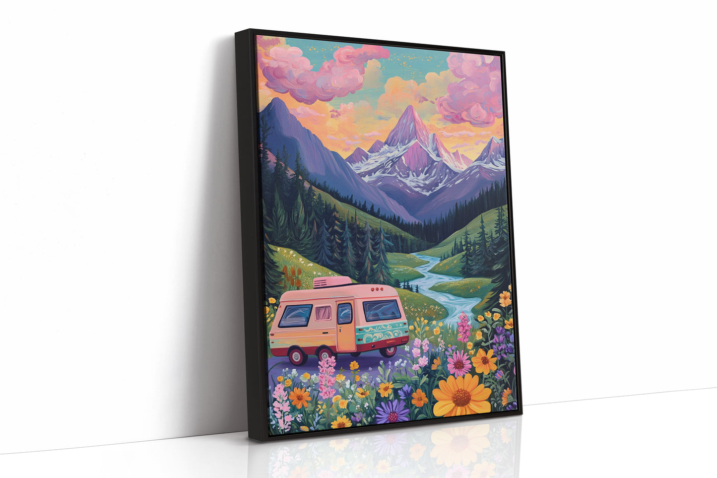 Black Framed Canvas image 1