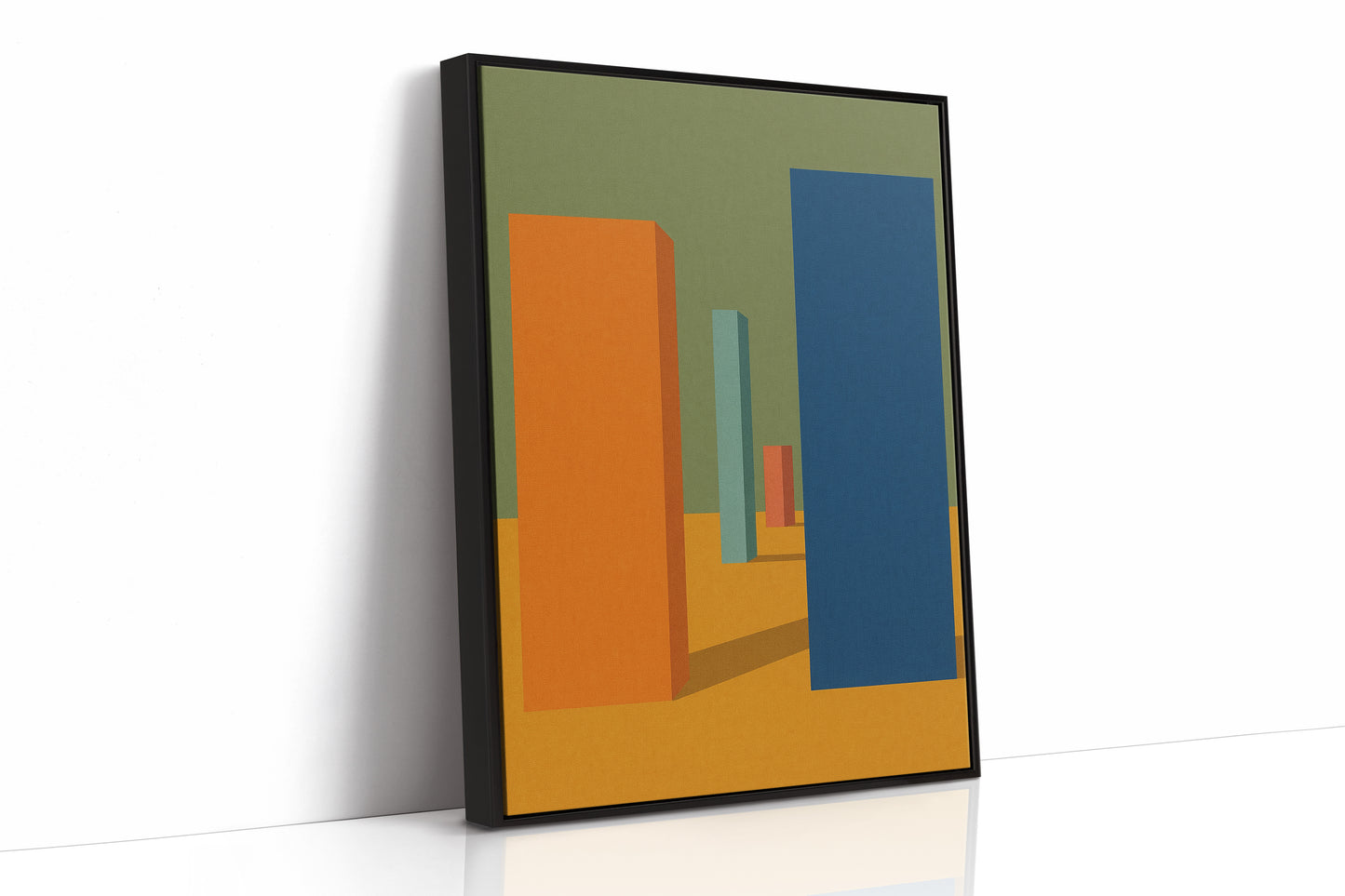 Black Framed Canvas image 1