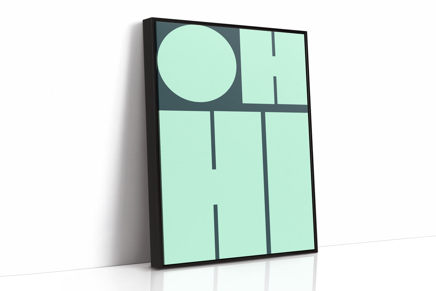 Black Framed Canvas image 1