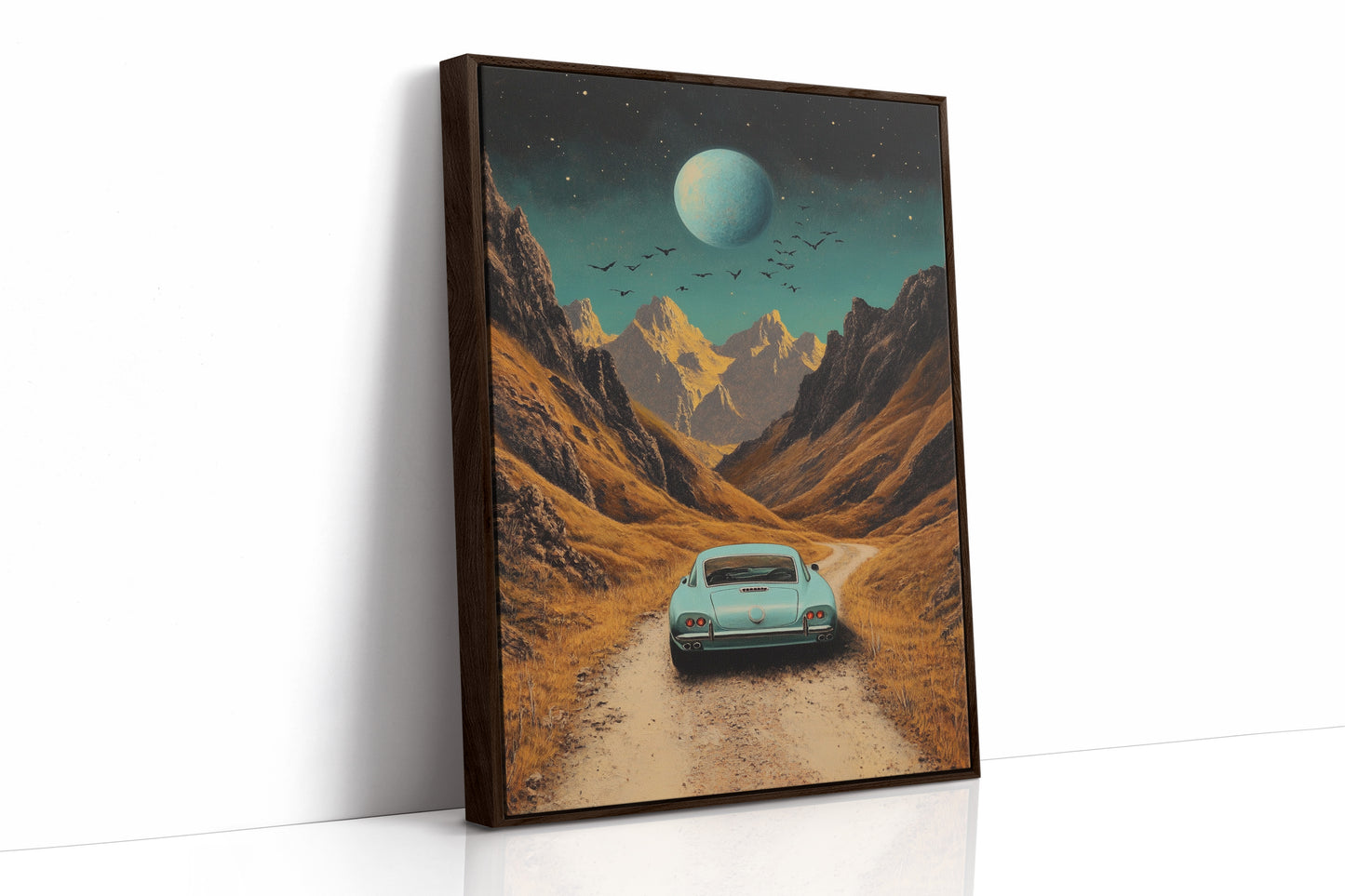 Brown Framed Canvas image 1