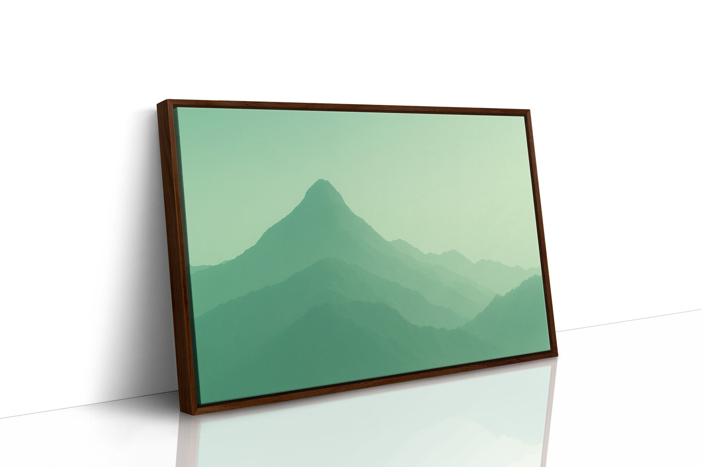 Brown Framed Canvas image 1