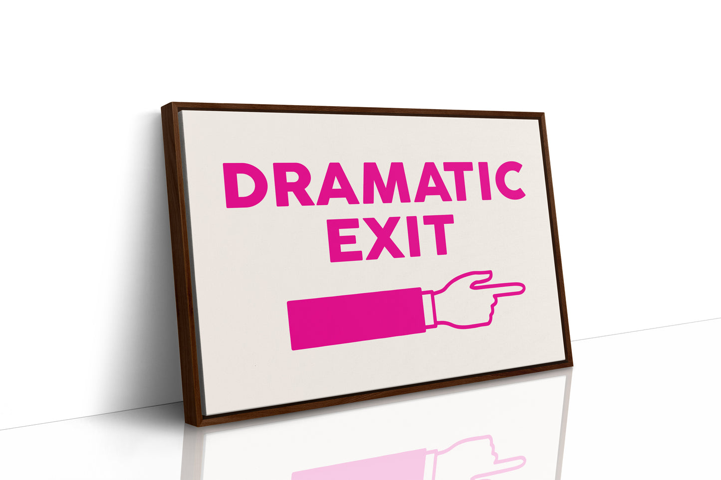 Brown Framed Canvas image 1