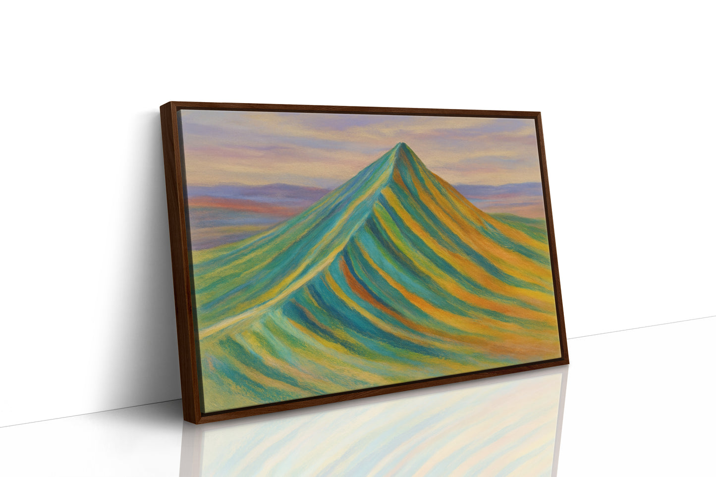 Brown Framed Canvas image 1