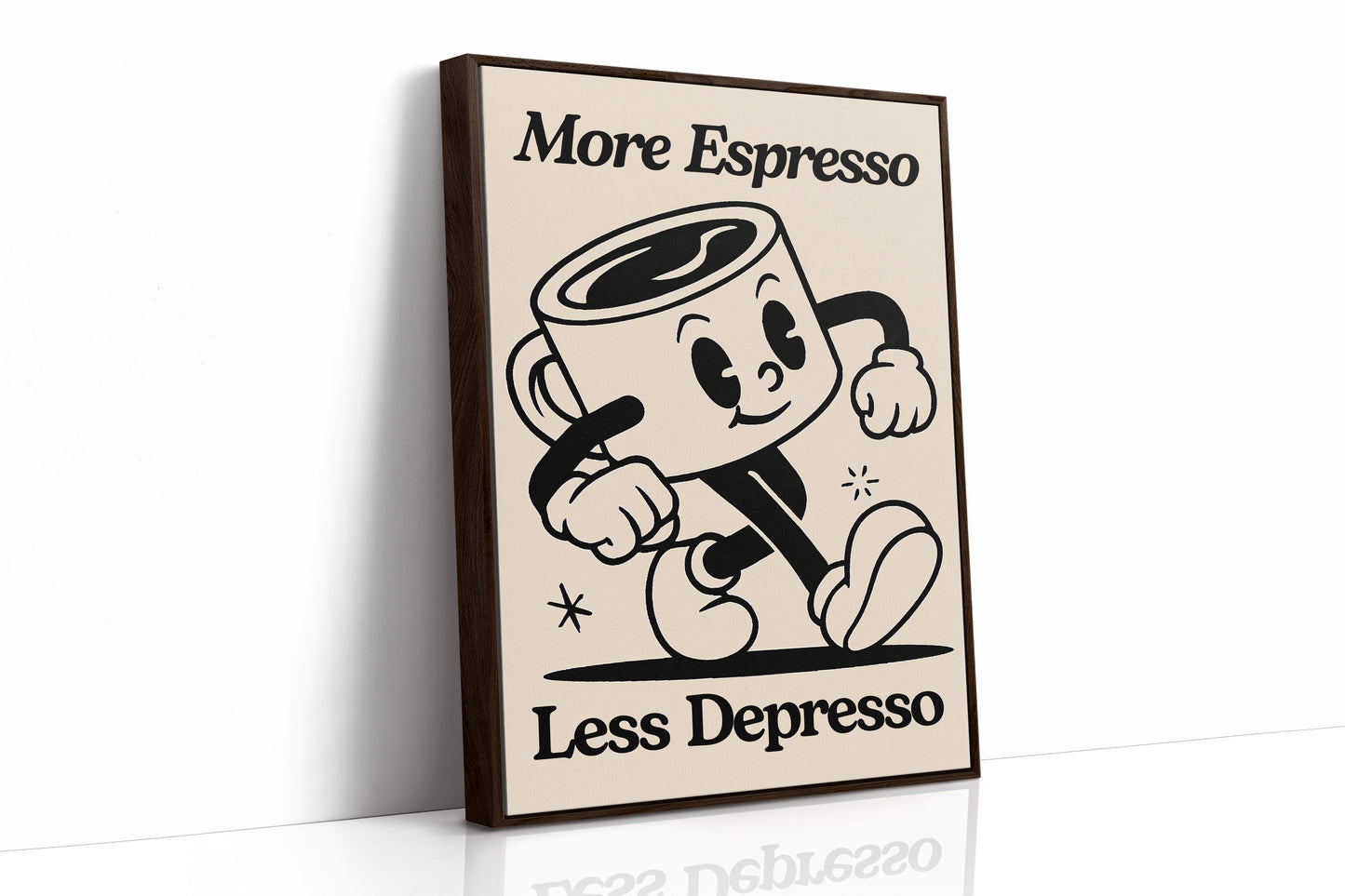 Brown Framed Canvas image 1