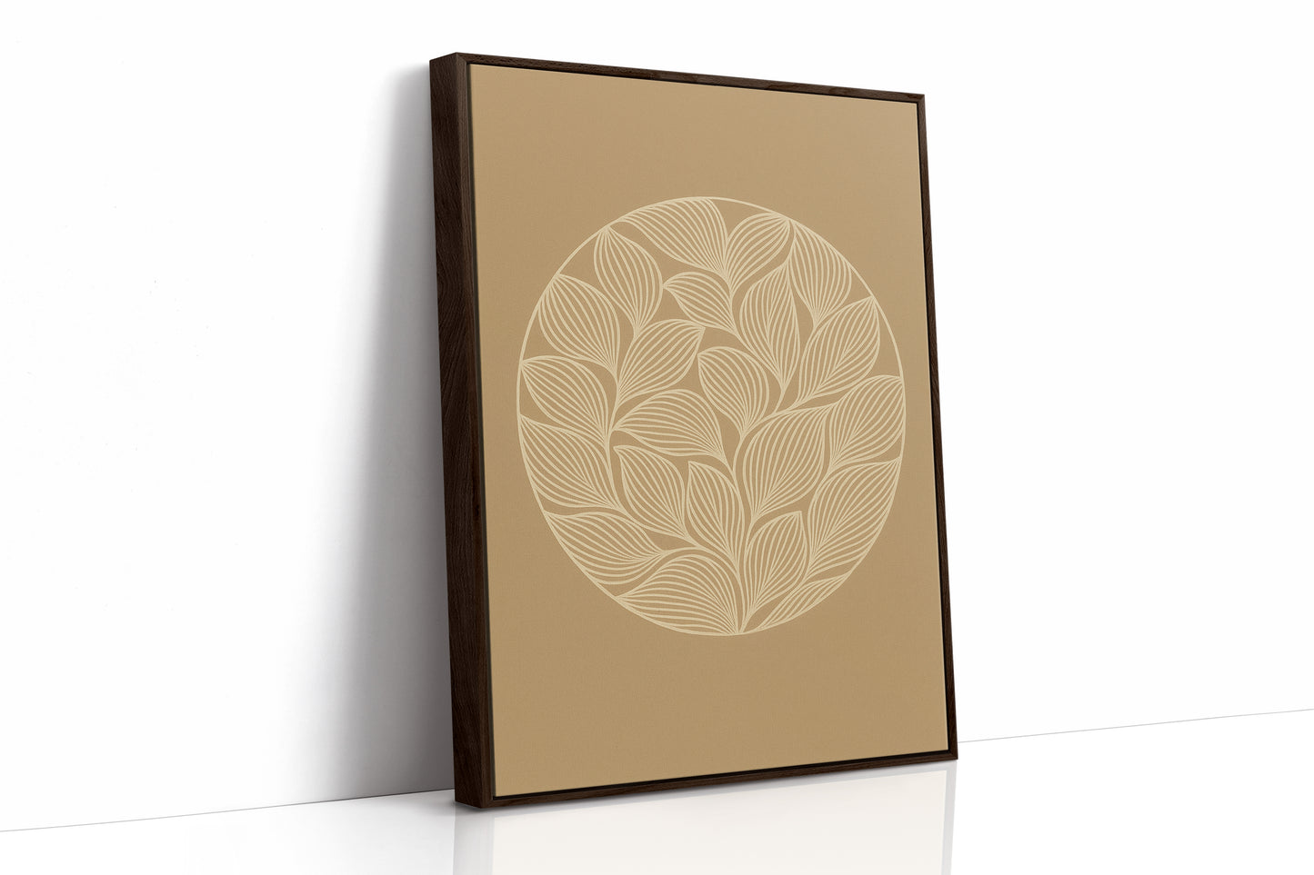 Brown Framed Canvas image 1