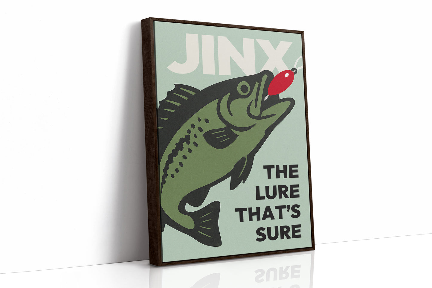 Brown Framed Canvas image 1