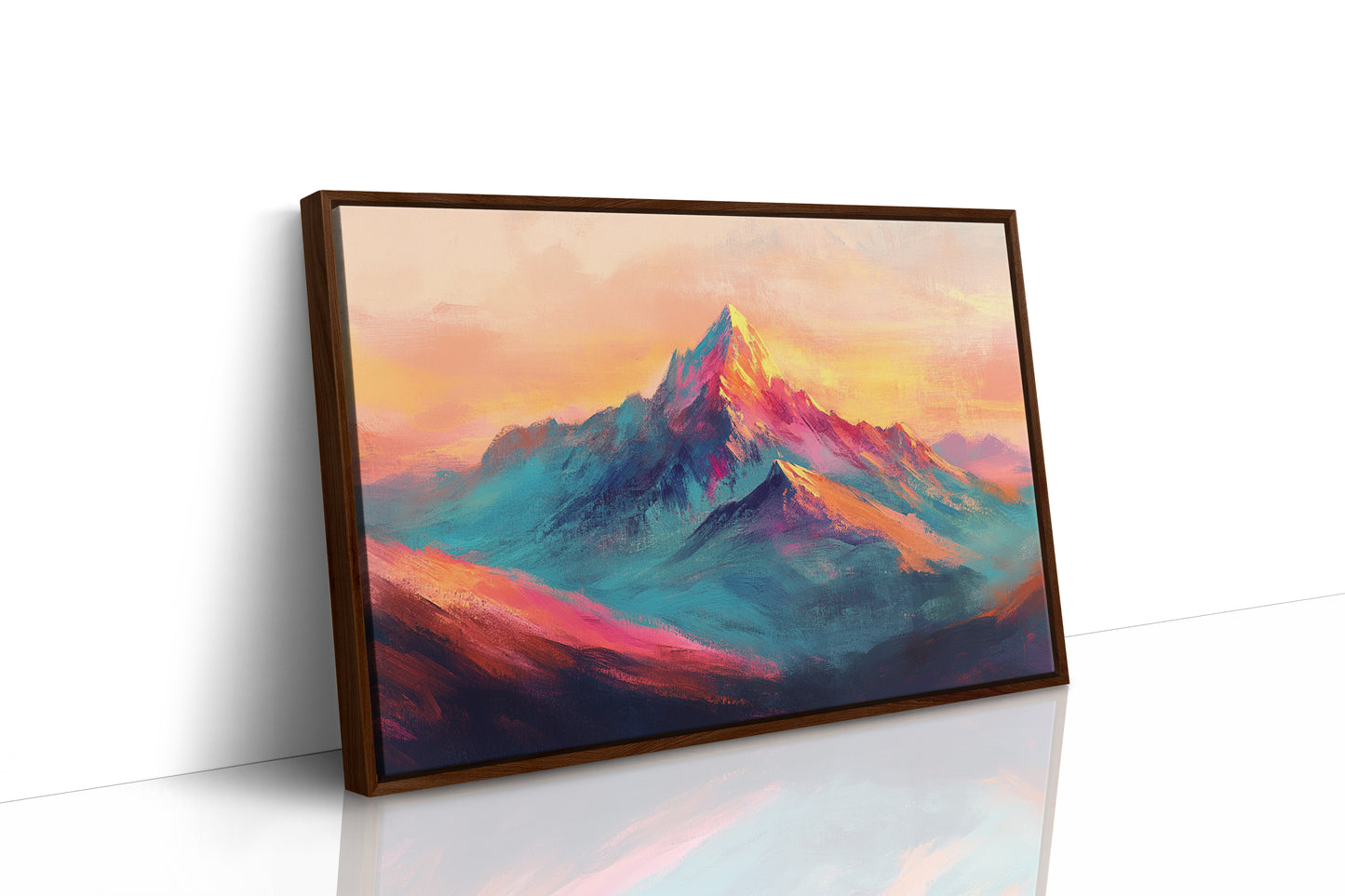 Brown Framed Canvas image 1