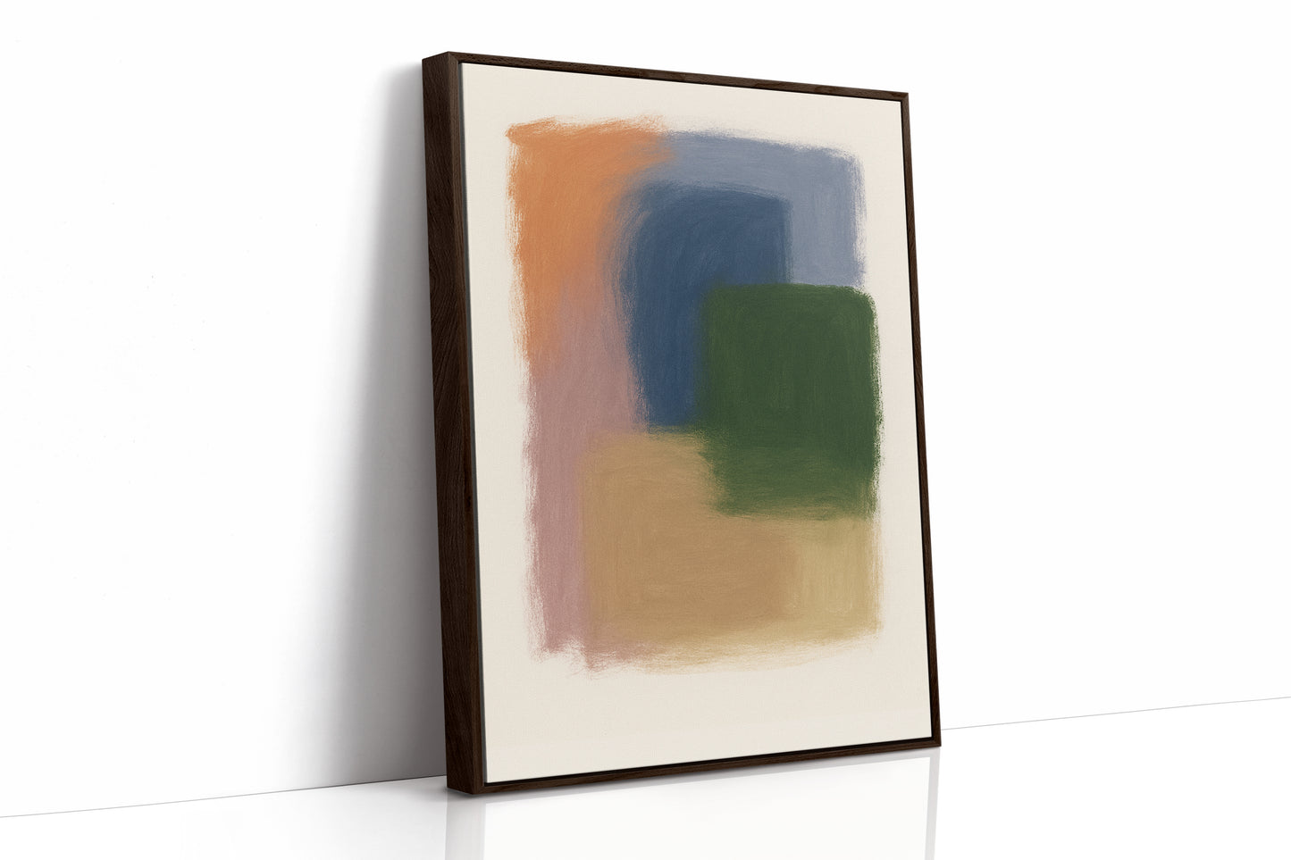Brown Framed Canvas image 1