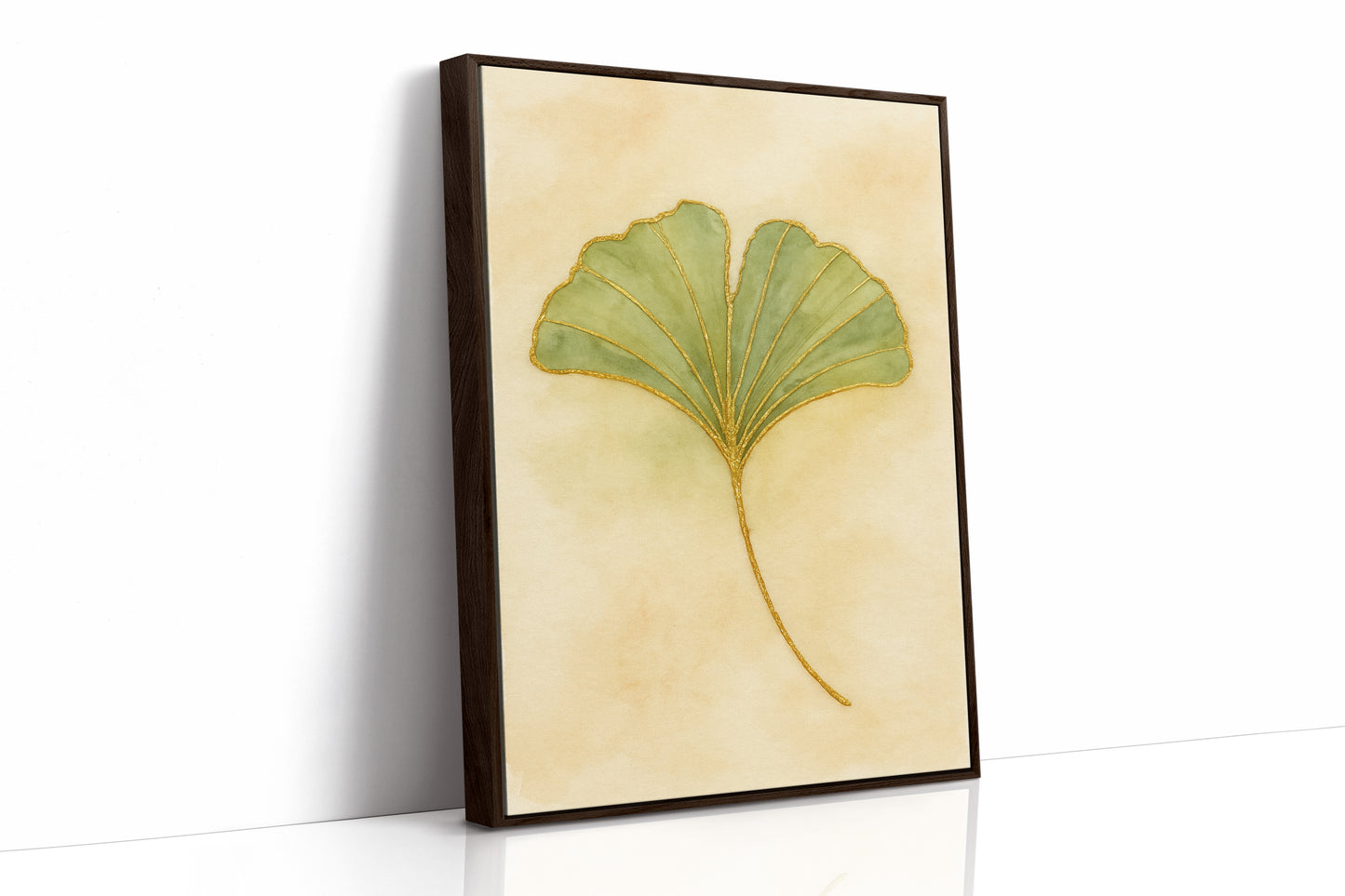 Brown Framed Canvas image 1