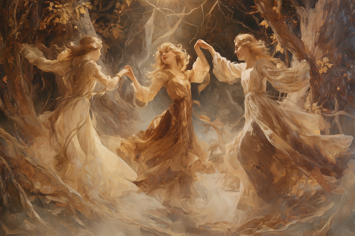 Ancient Dance Among Gathered Knowledge