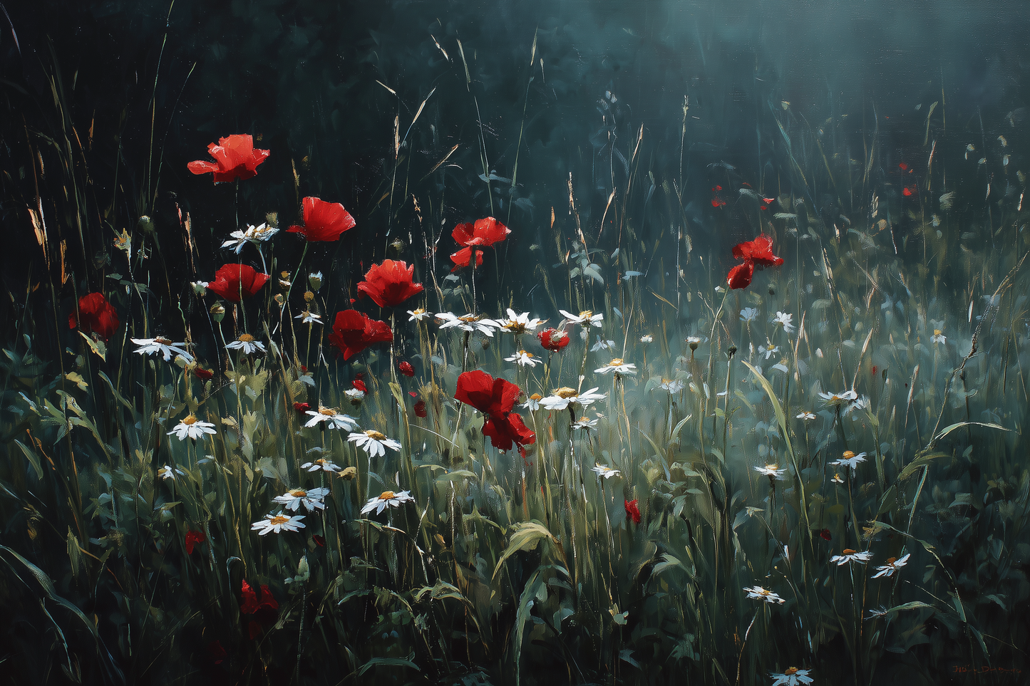 Poppies Dance Among Literary Worlds
