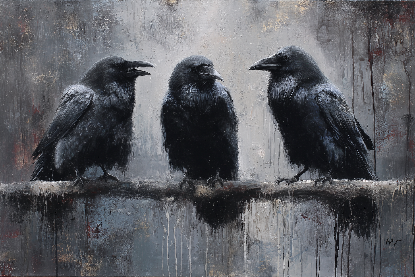 Ravens Share Ancient Secrets Together