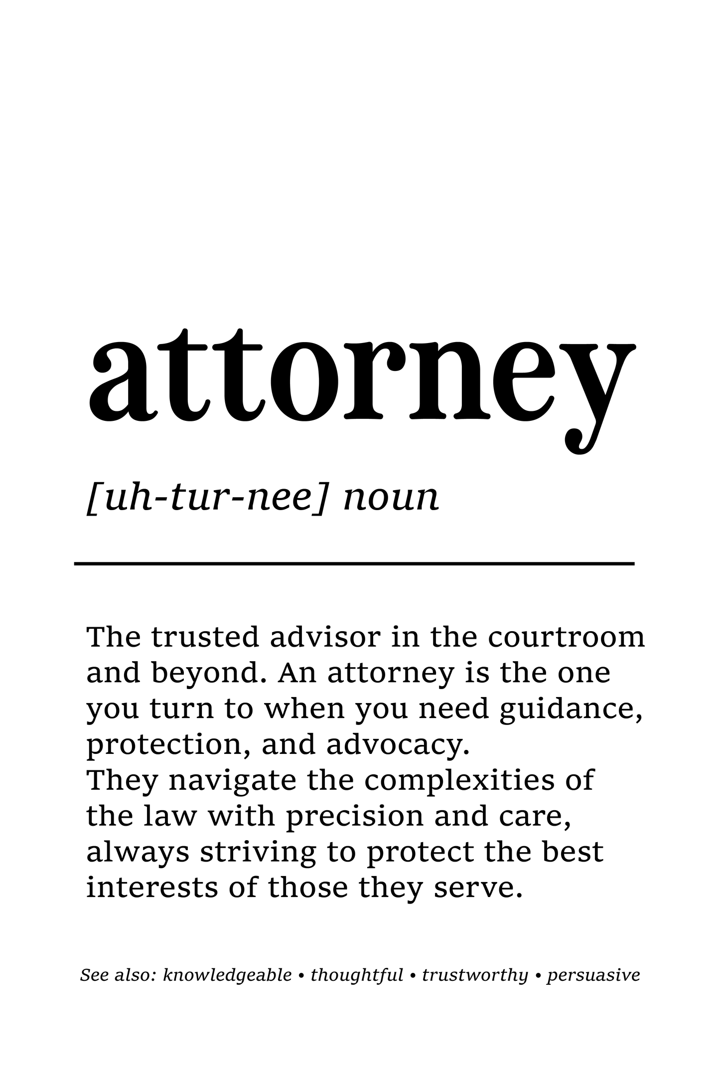 The Trusted Advisor, Defined