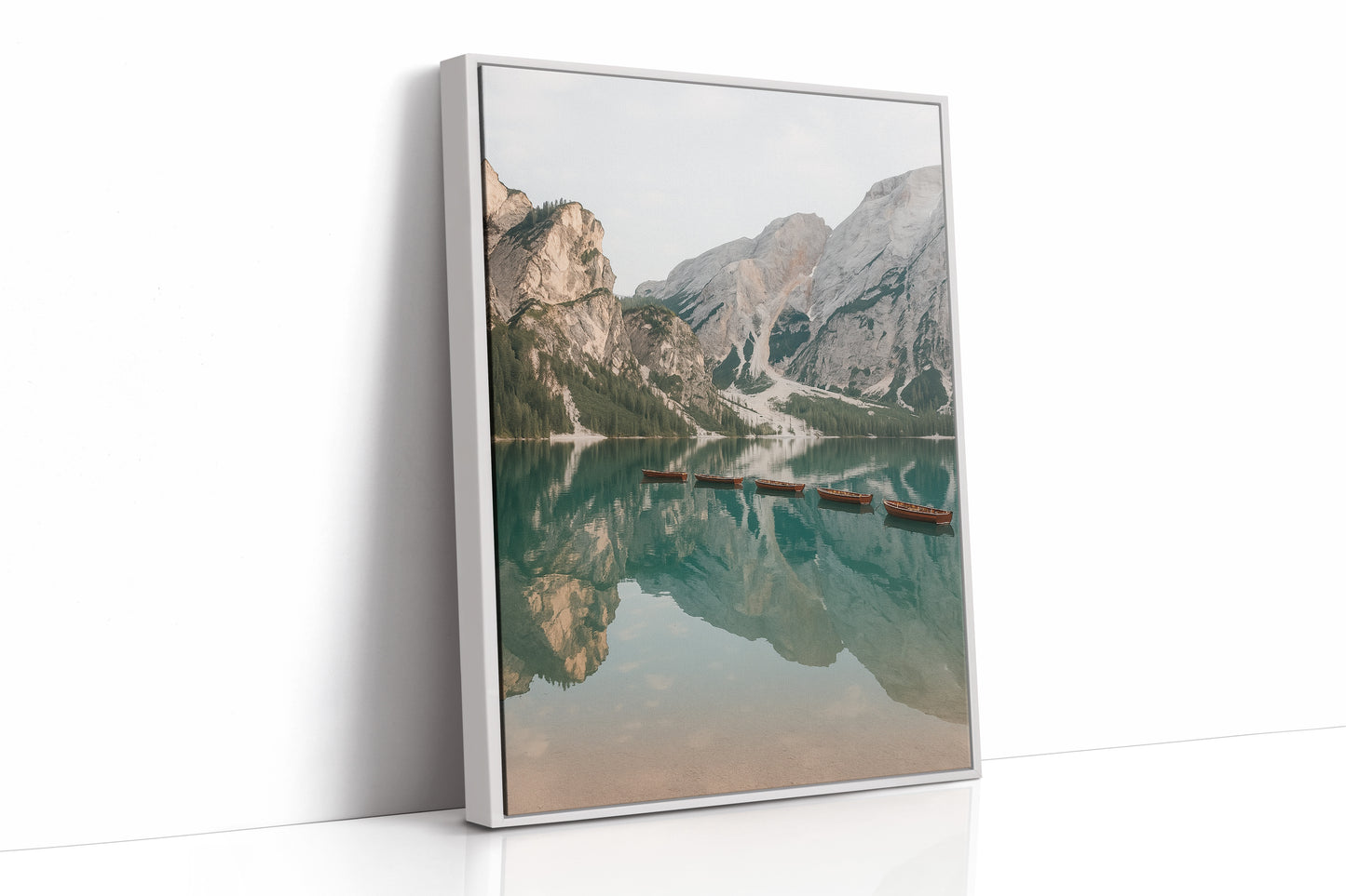 White Framed Canvas image 1
