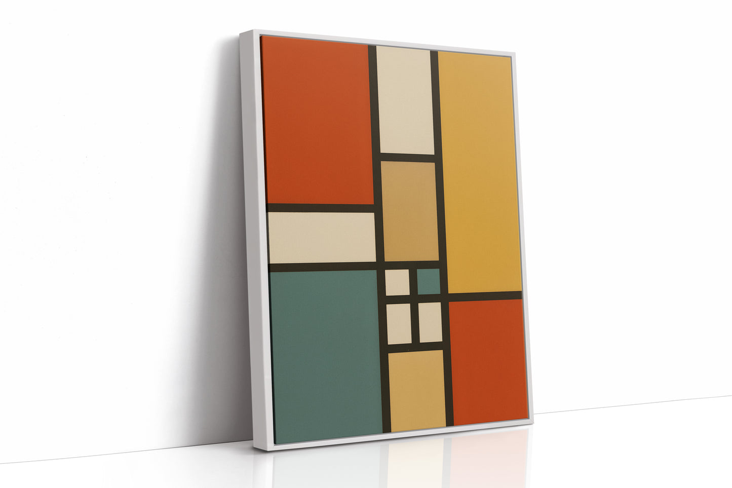 White Framed Canvas image 1