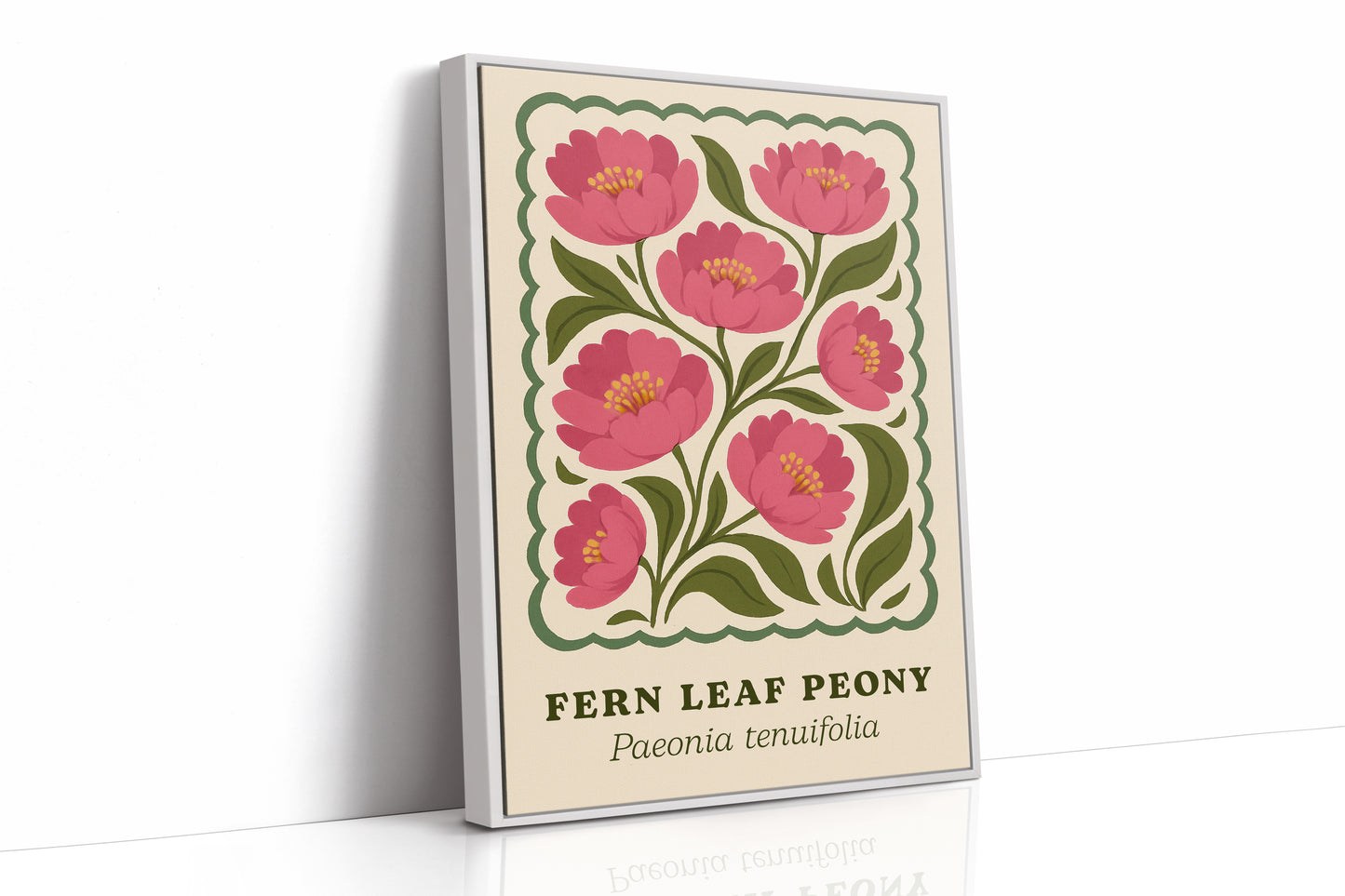 White Framed Canvas image 1