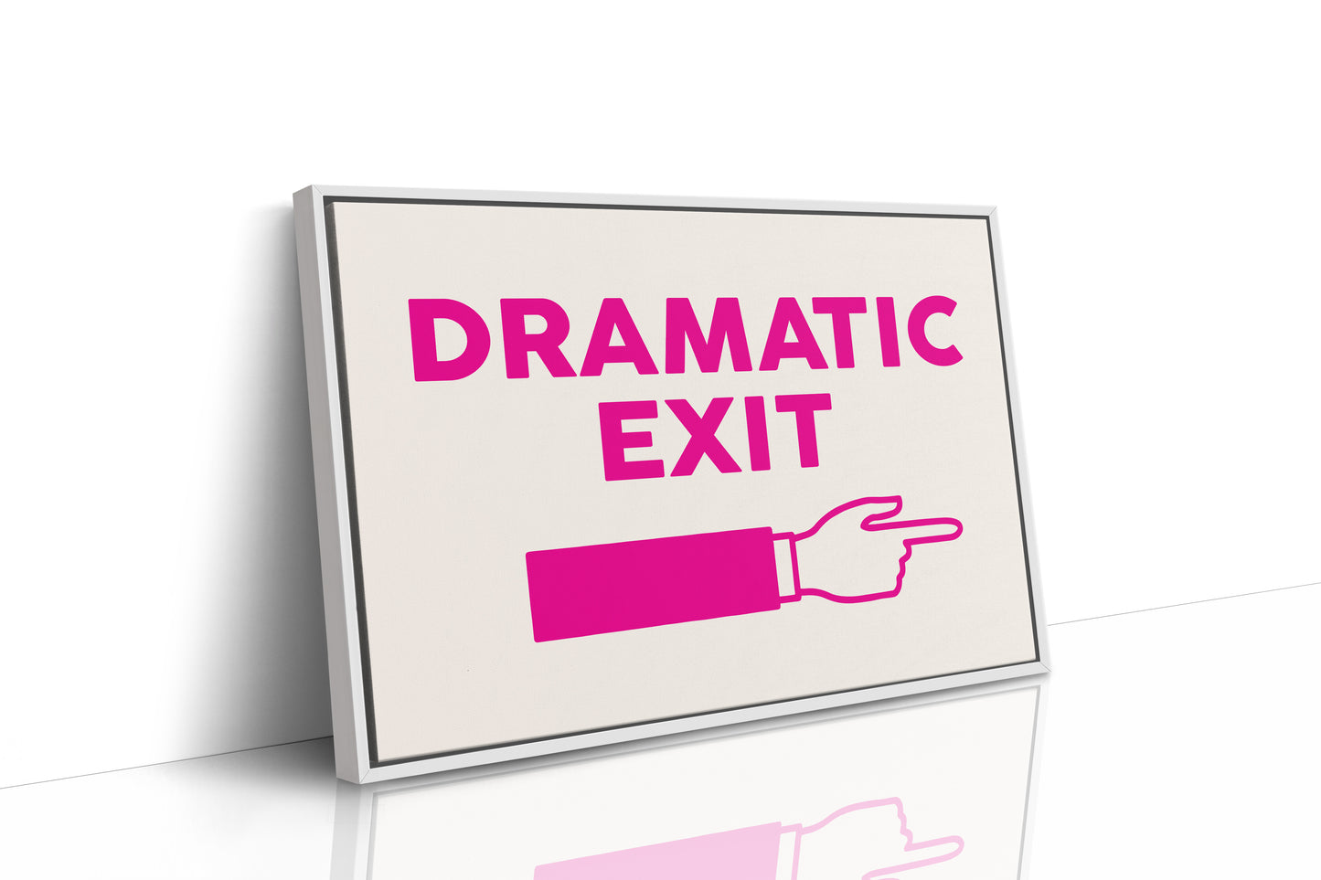 White Framed Canvas image 1