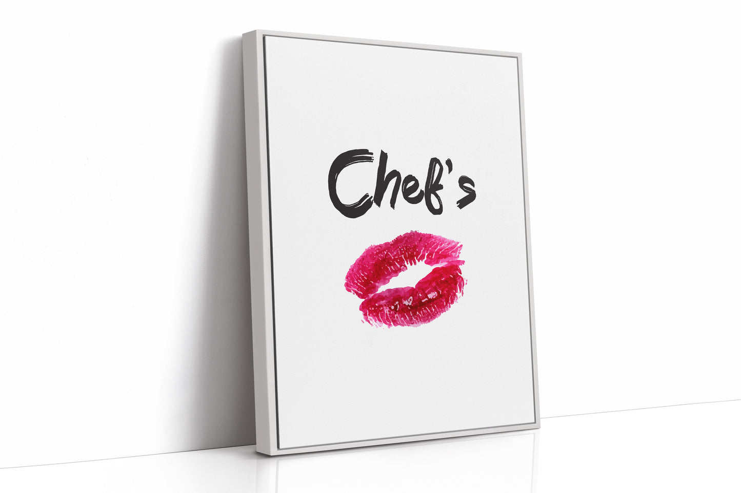 White Framed Canvas image 1