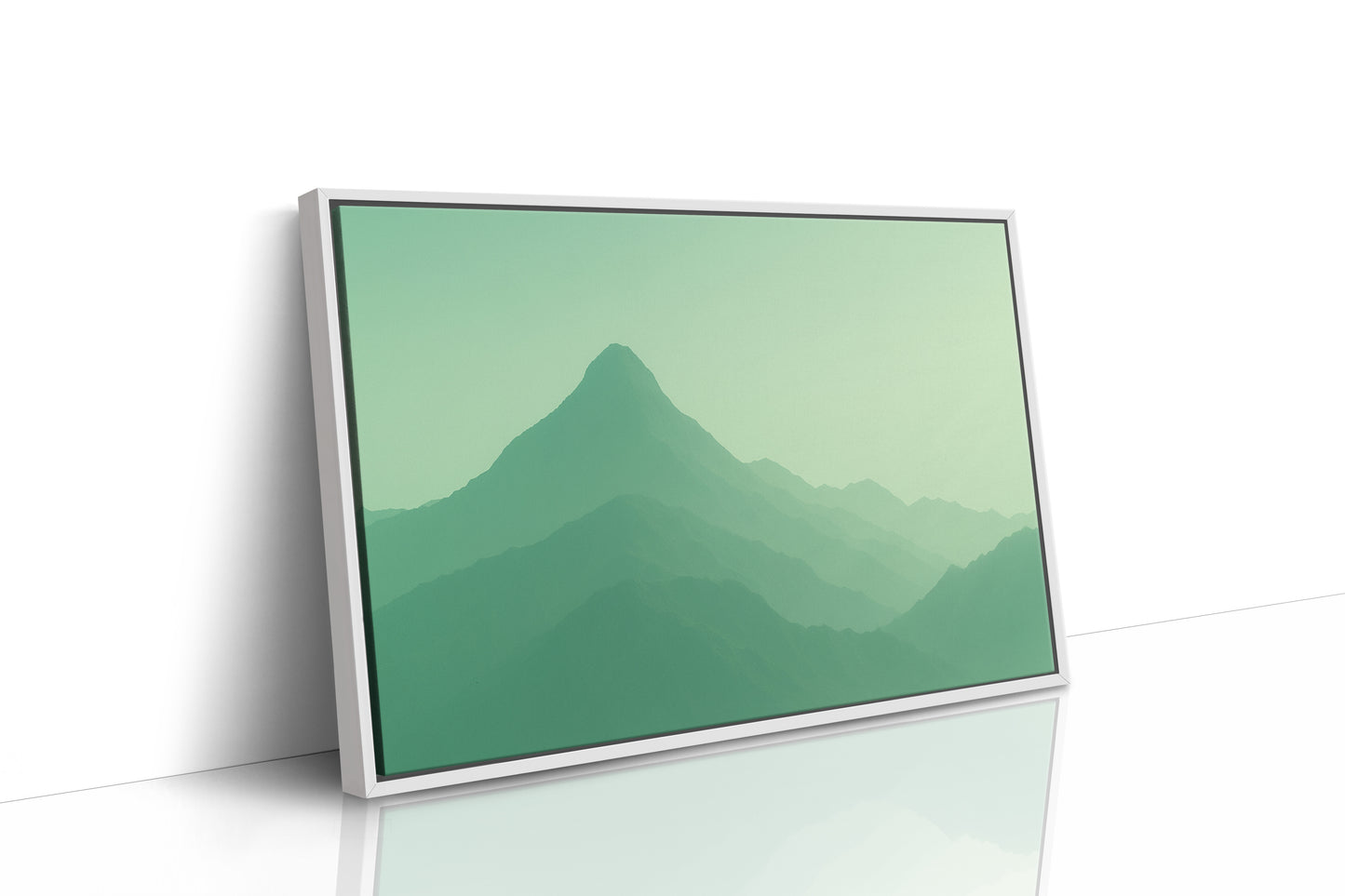 White Framed Canvas image 1