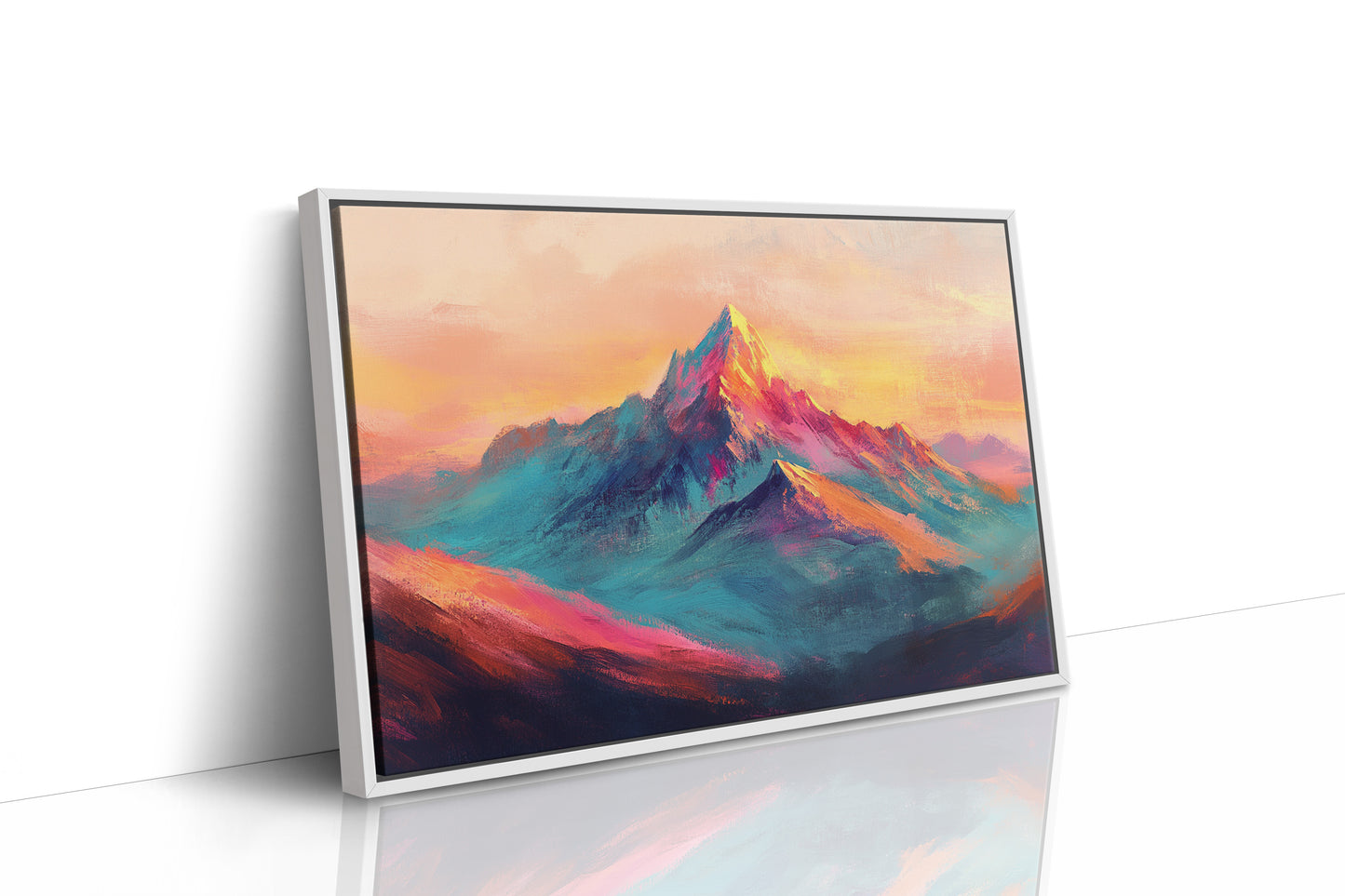 White Framed Canvas image 1