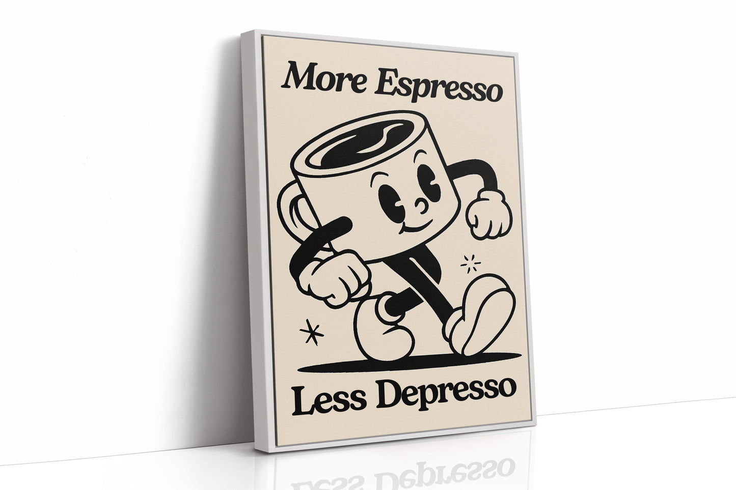 White Framed Canvas image 1