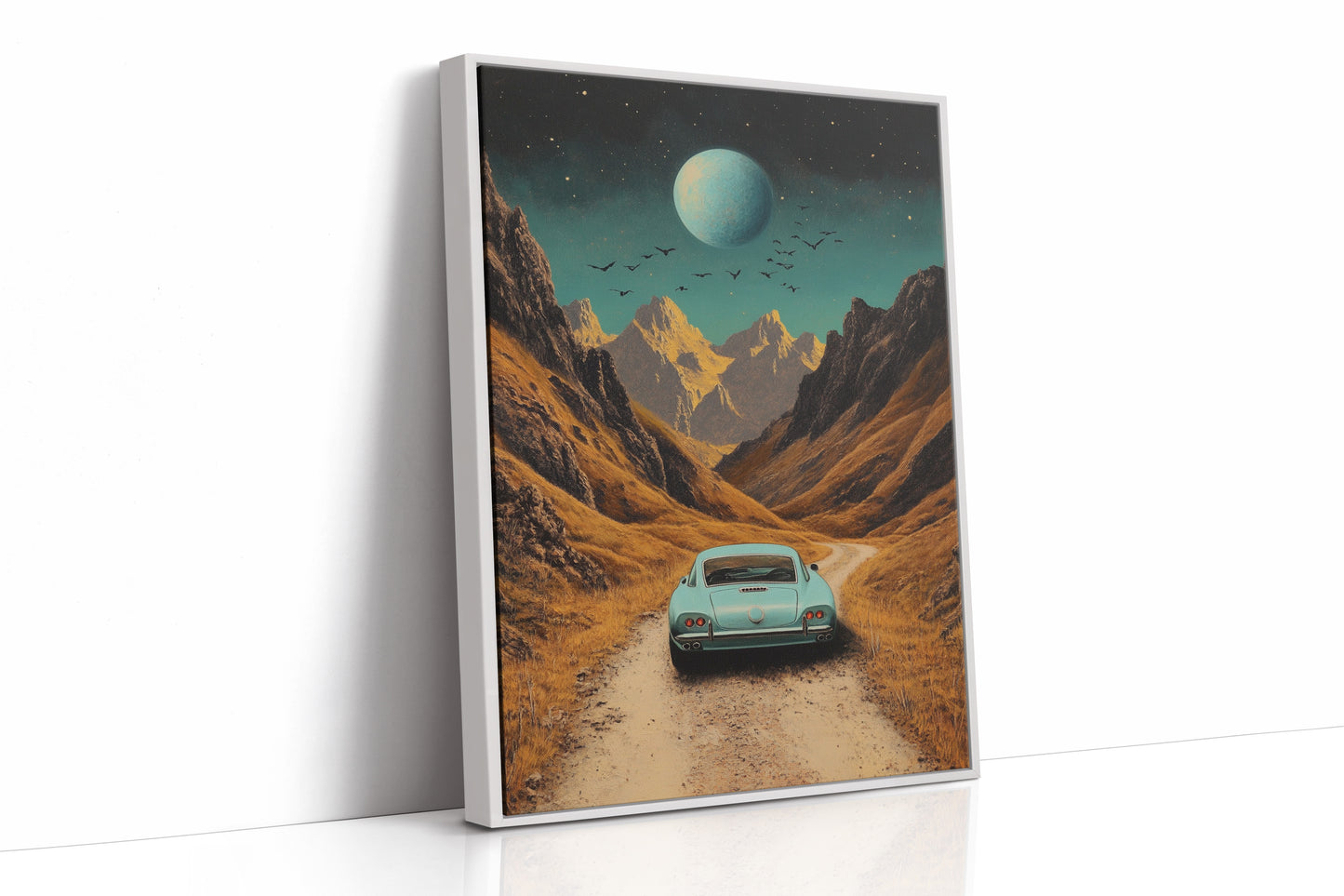 White Framed Canvas image 1