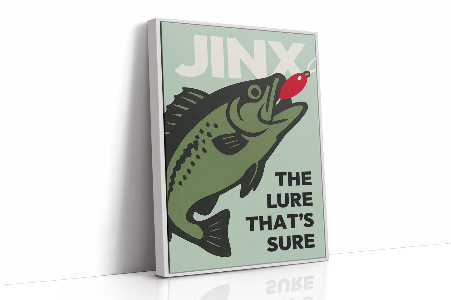 White Framed Canvas image 1