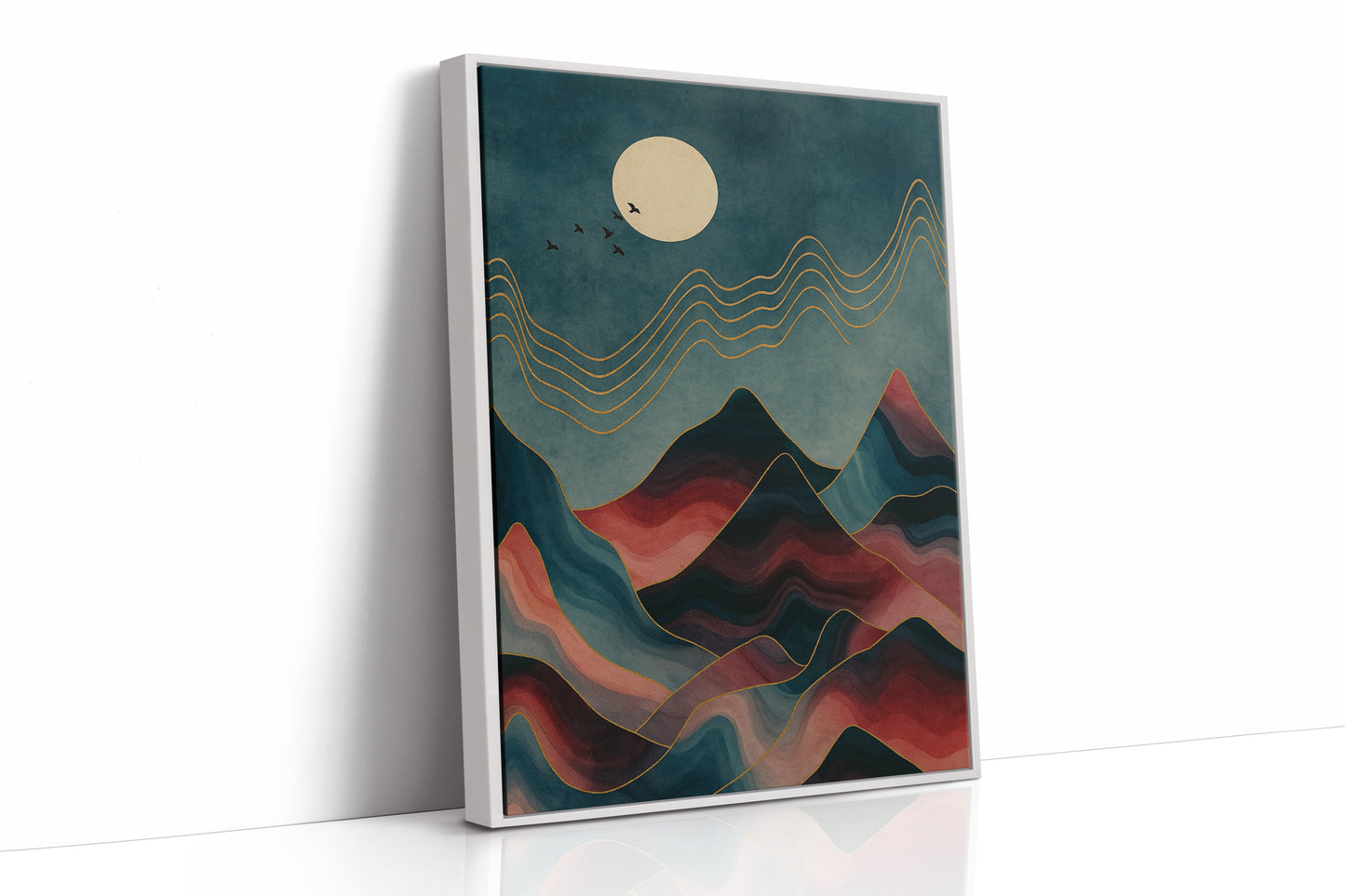 White Framed Canvas image 1