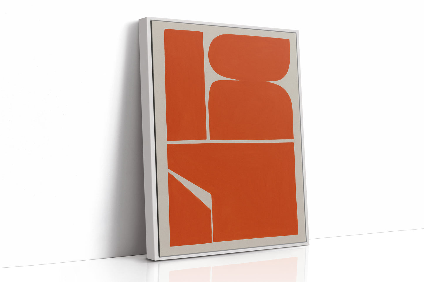 White Framed Canvas image 1